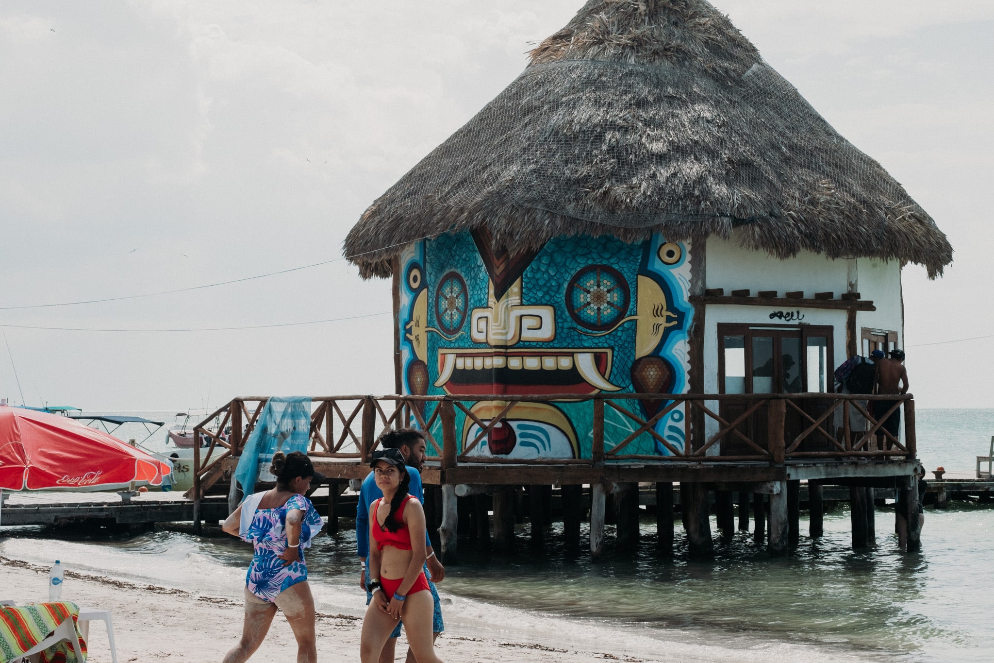street art plage holbox