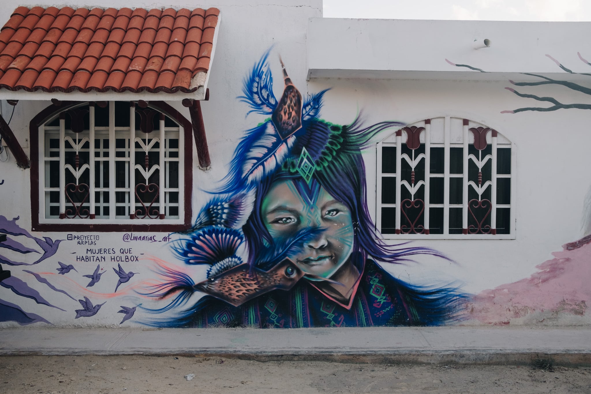 limaarias art holbox street art
