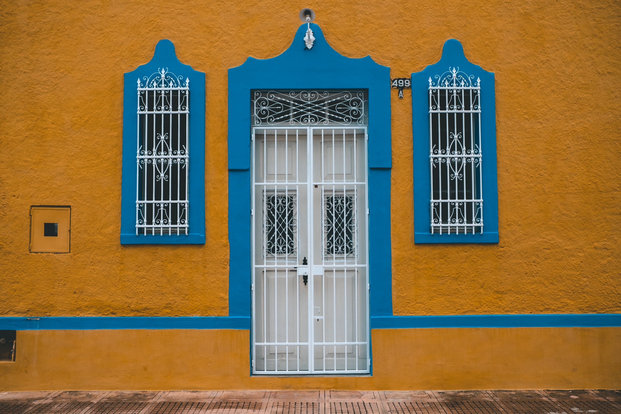 Une façade de la ville de Merida