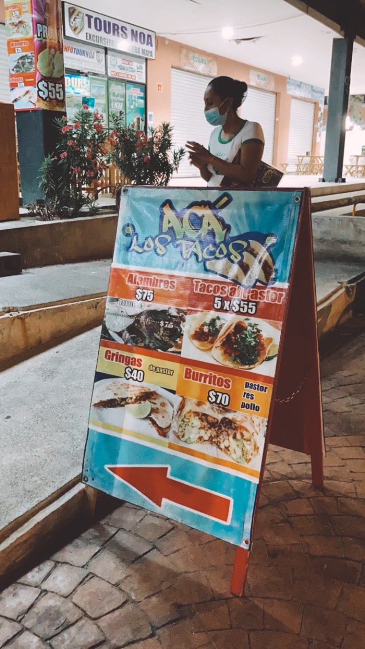 Tacos Aca playa del carmen