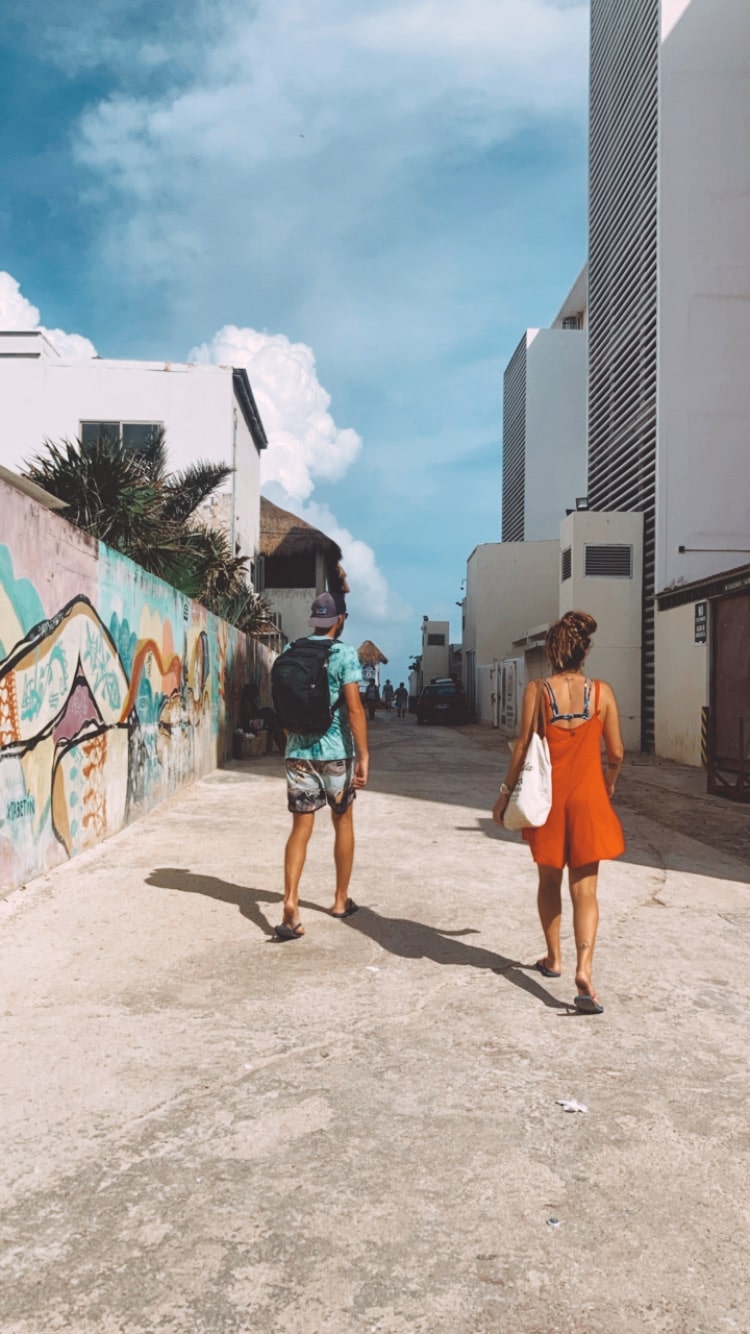 Accès à la plage à Cancun
