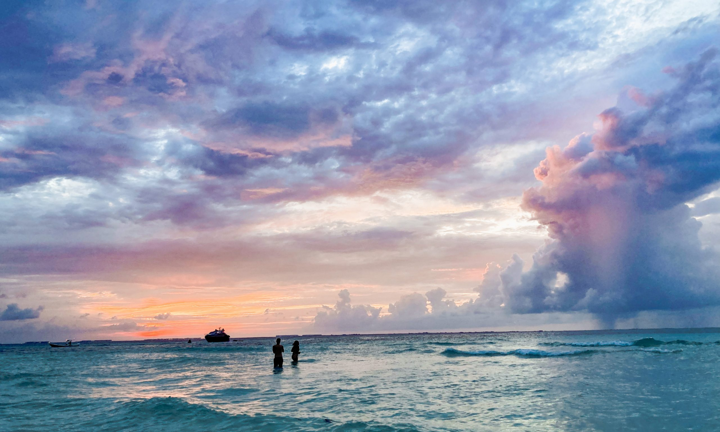 Coucher de soleil sur Isla Mujeres