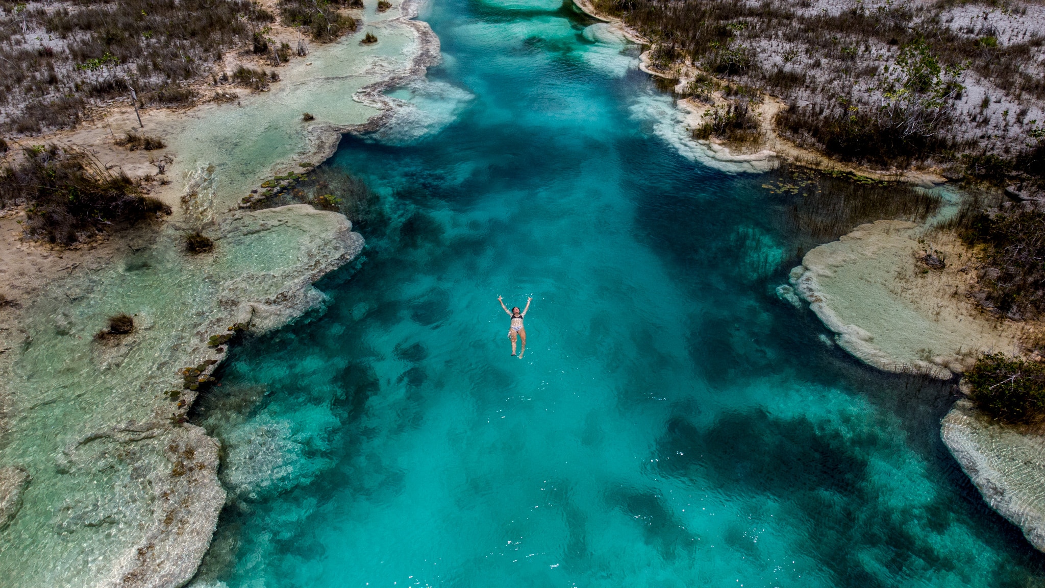 mimi pause drone bacalar los rapidos