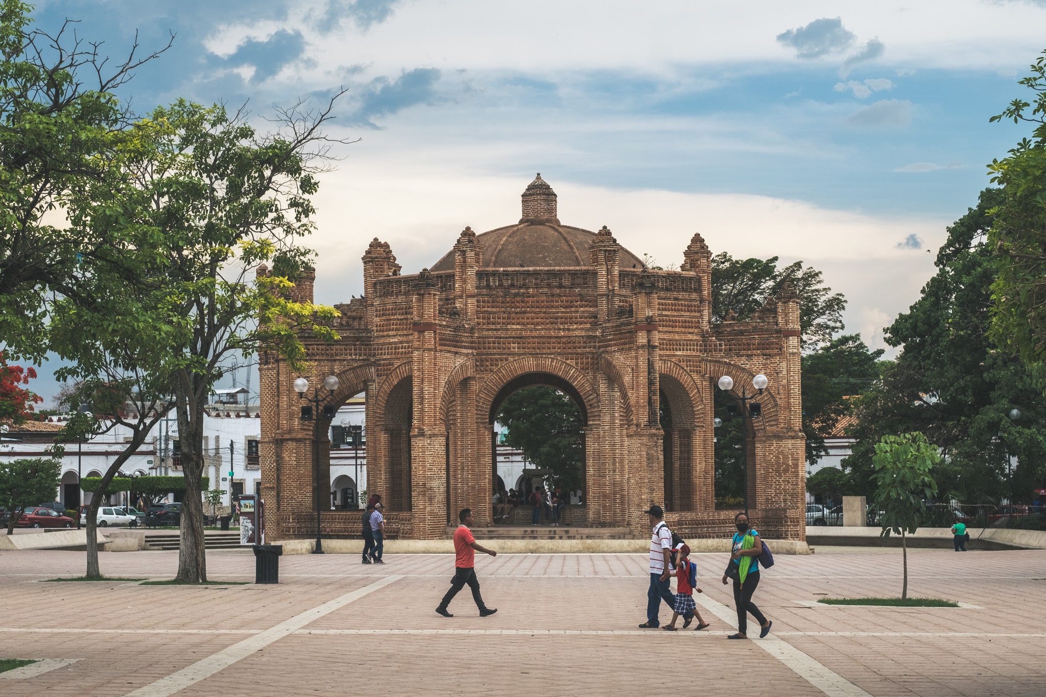 La place centrale de Chiapa de Corzo