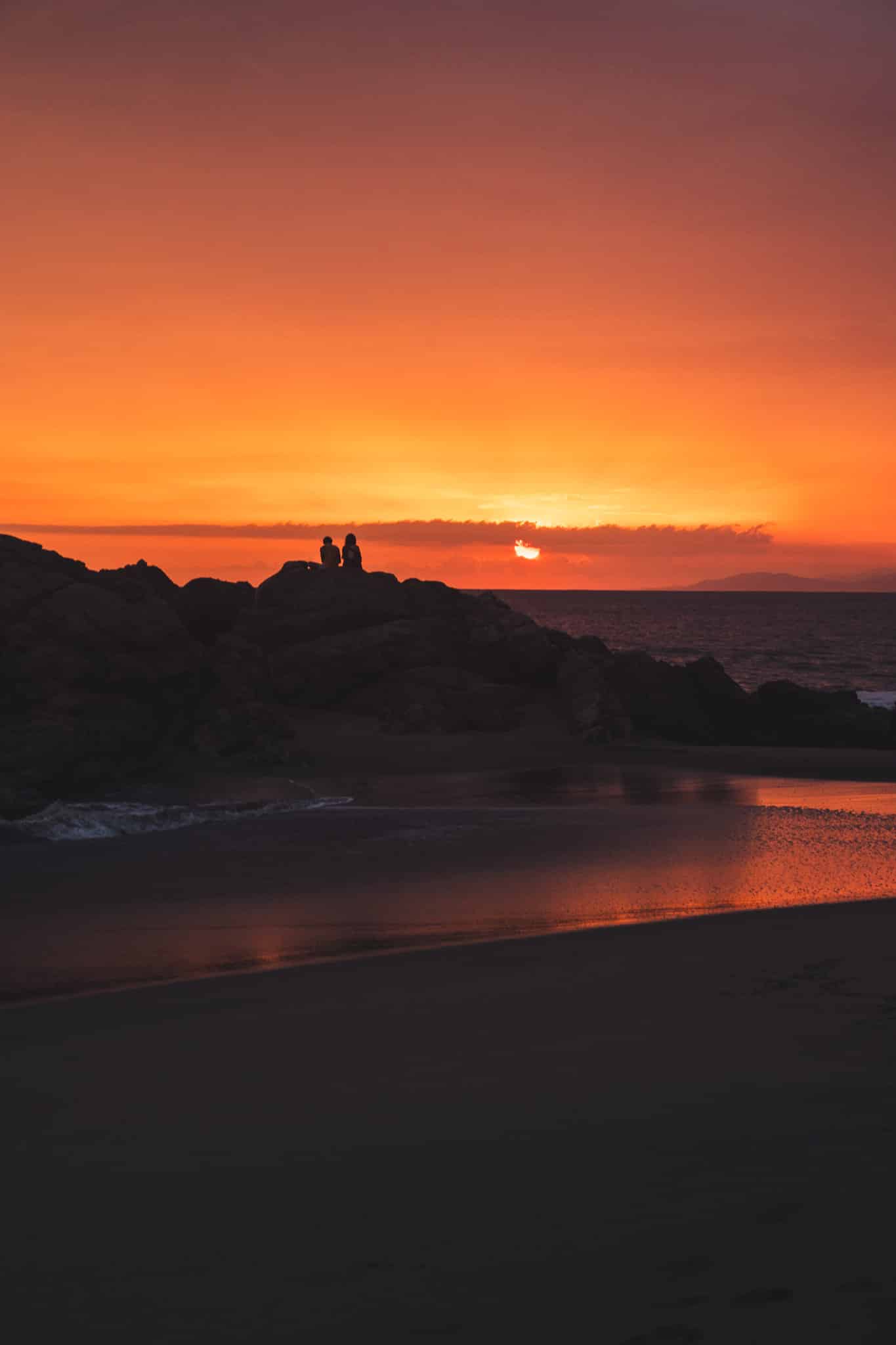 coucher e soleil mexique pacifique puerto escondido