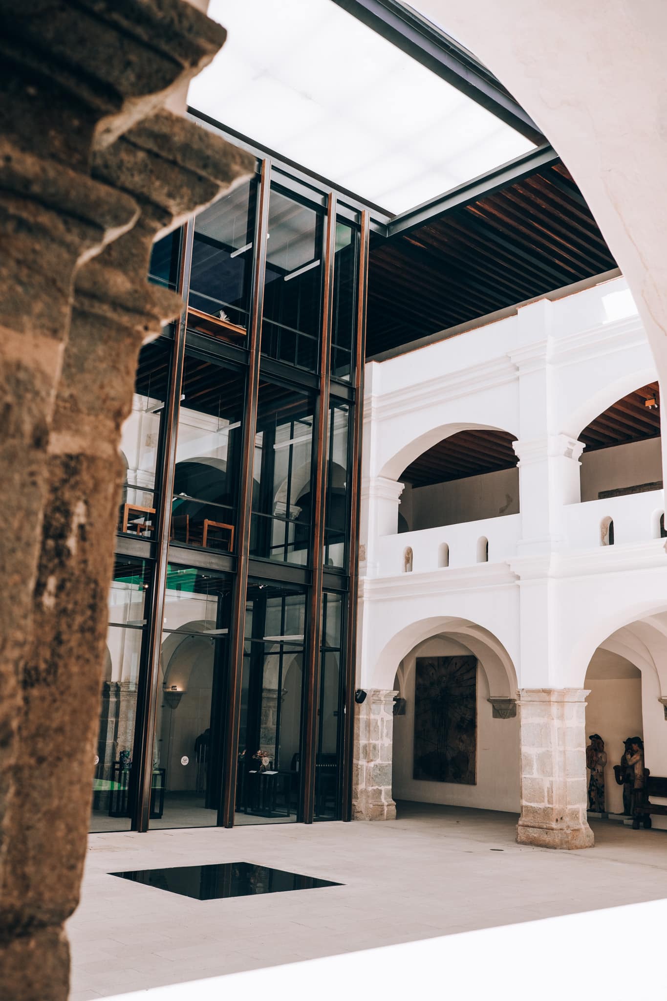 interieur centro cultural san pablo oaxaca