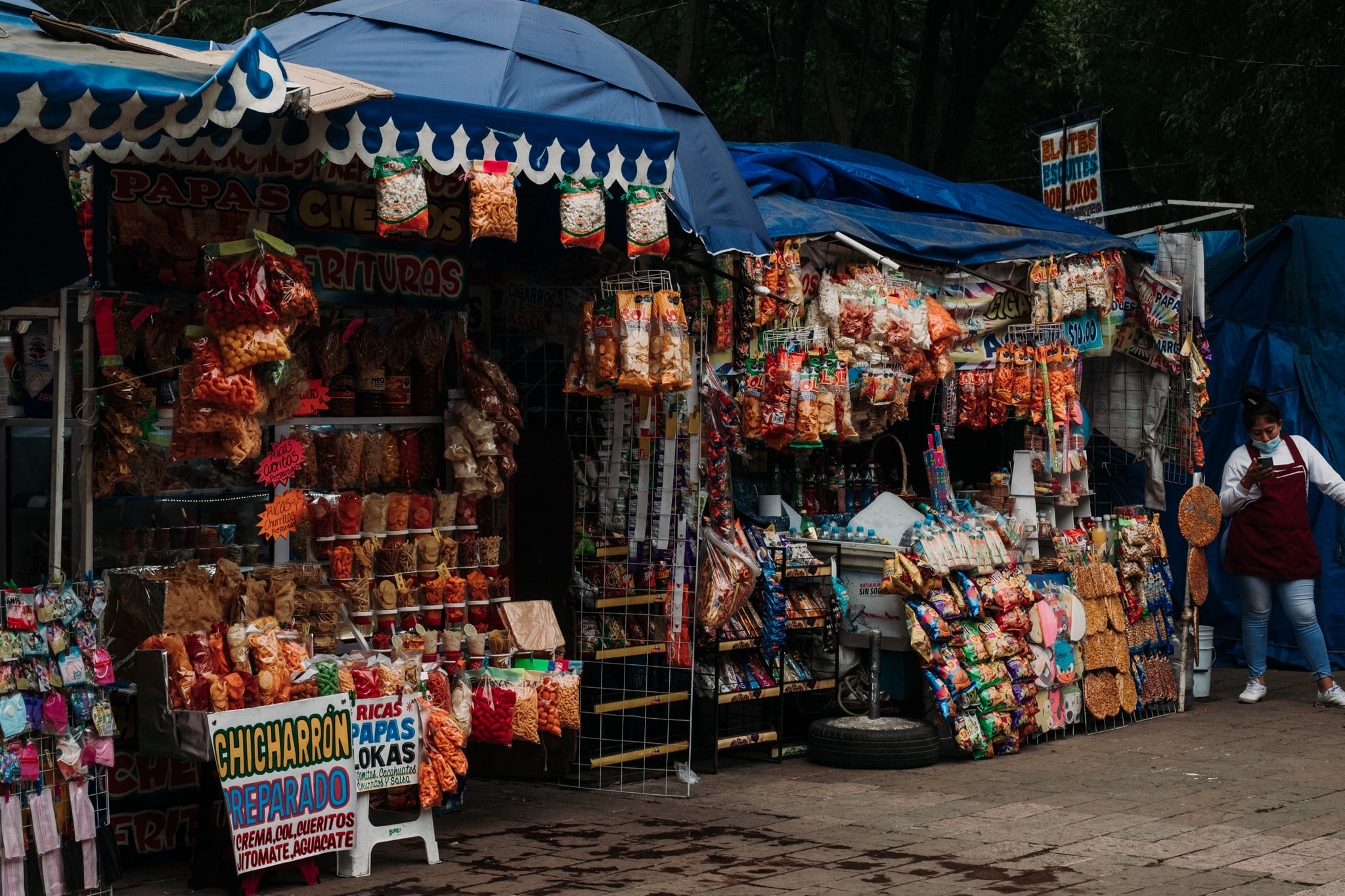 stands chips mexico city