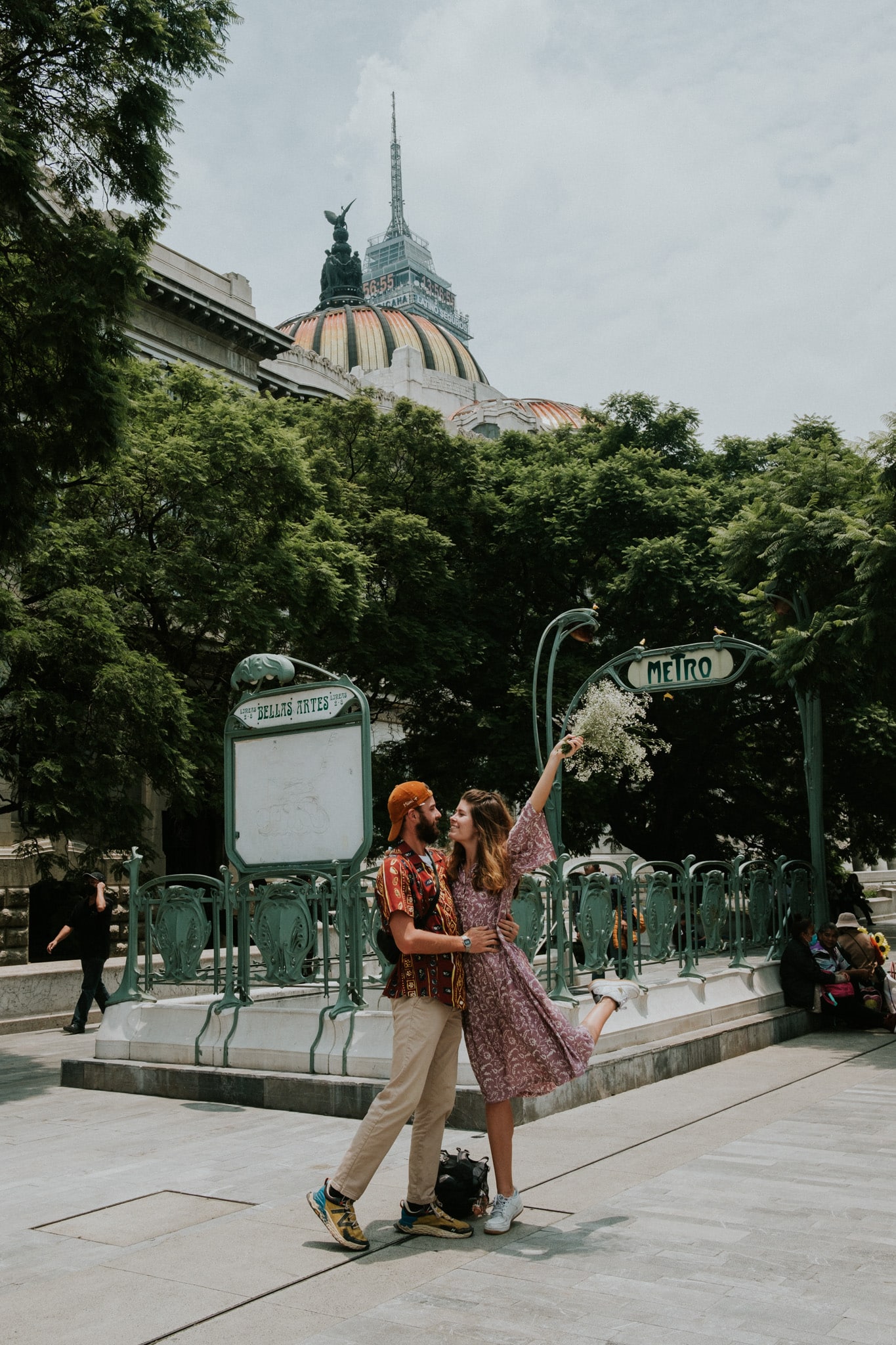 visiter la station de metro parisienne à CDMX
