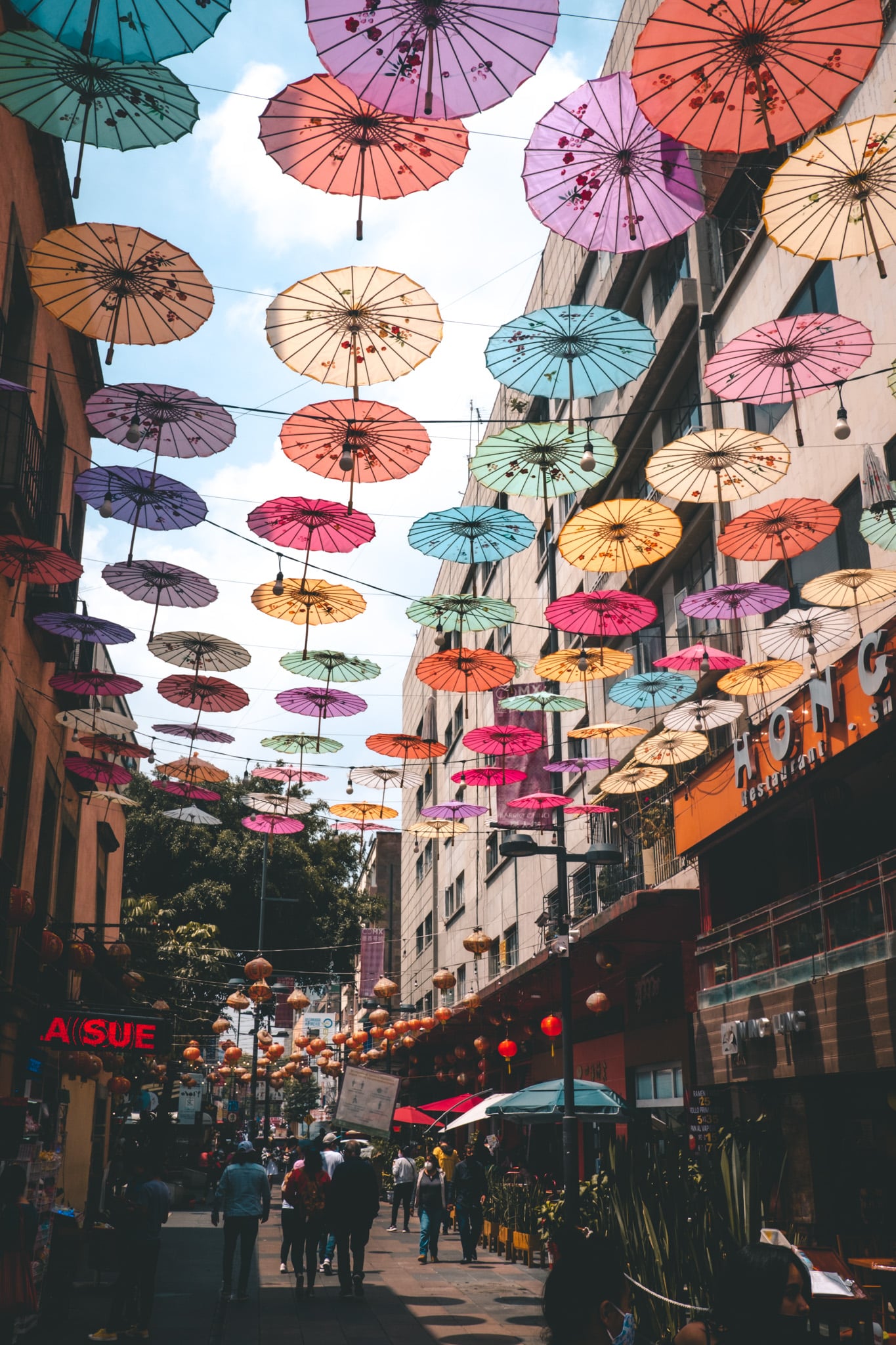 parapluies decorations chinois