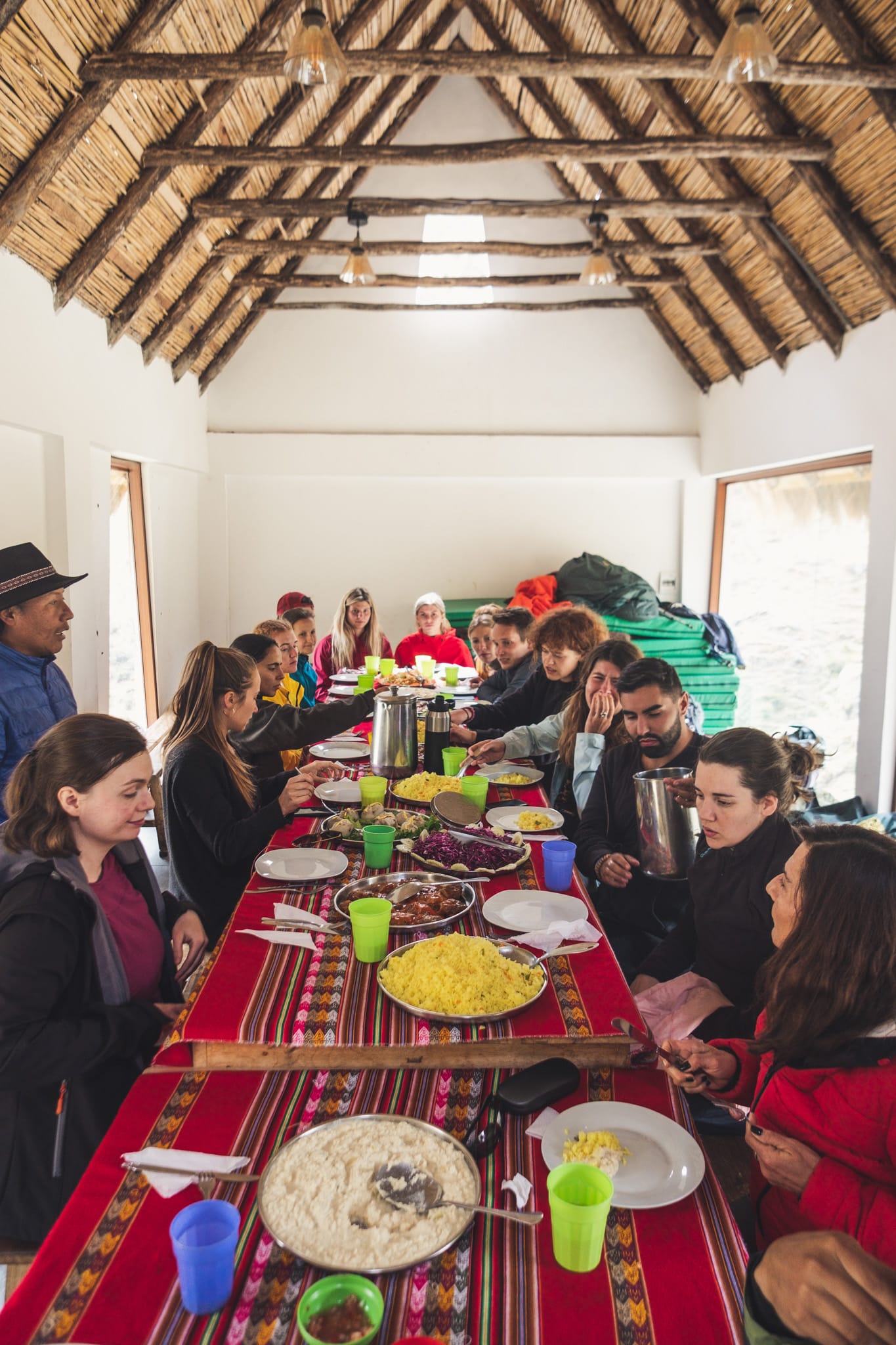 nourriture trek machu picchu reservations