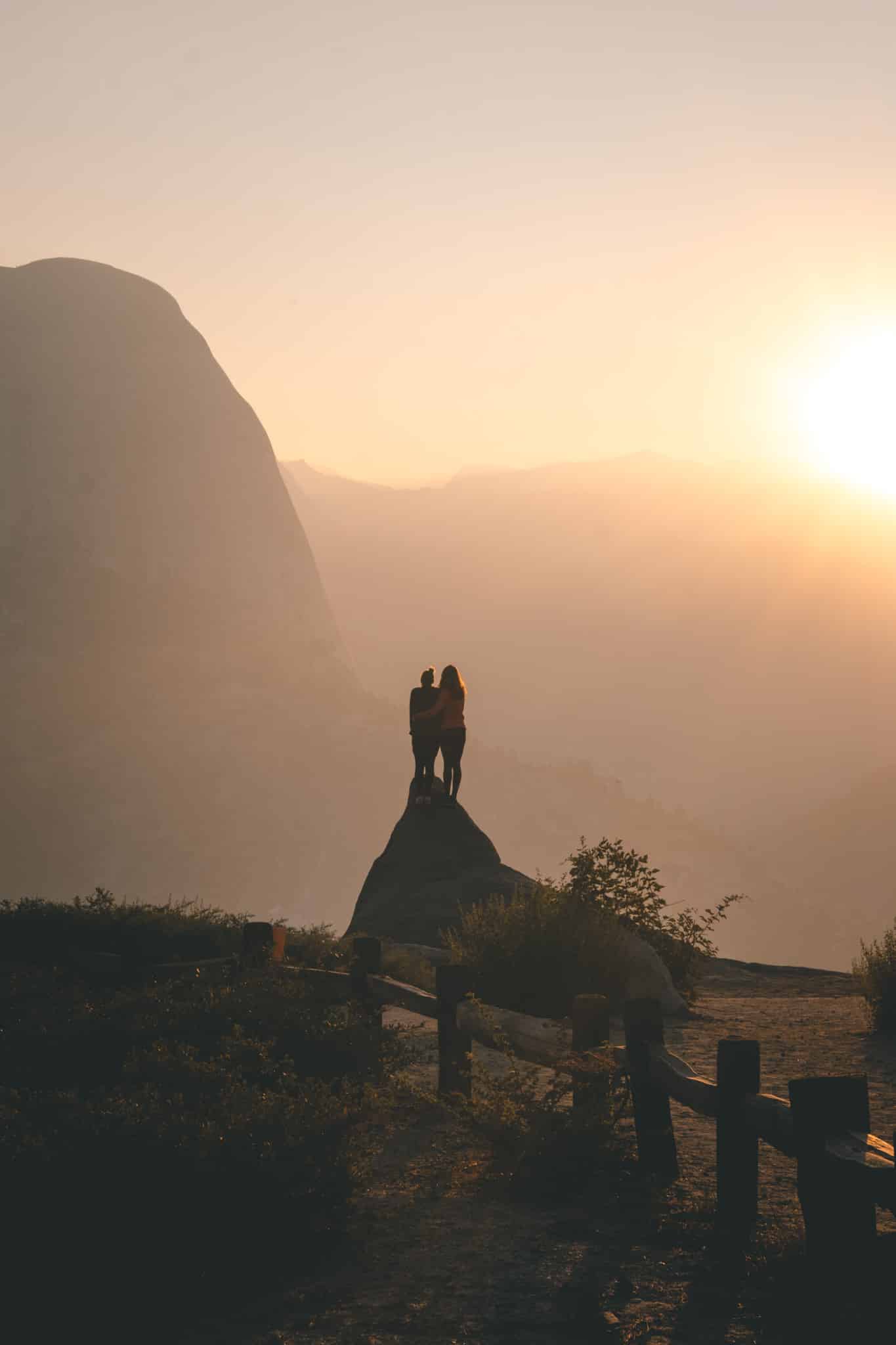 voir lever de soleil parc national yosemite