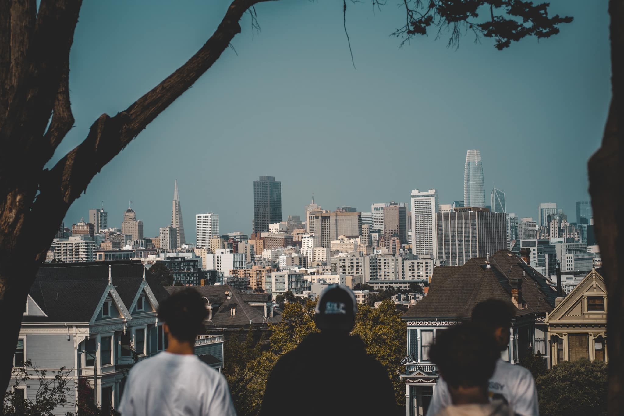 san francisco depuis alamo square