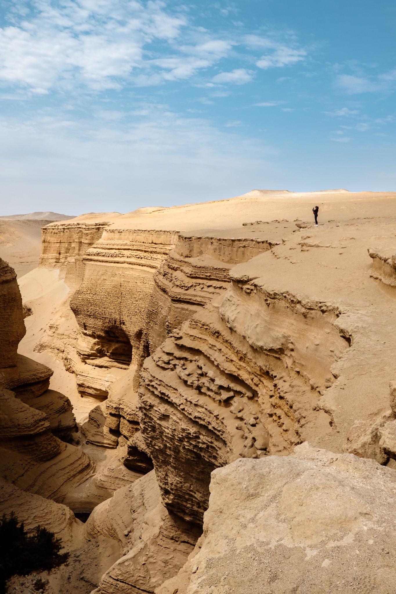 canyon de los perdidos a côté de l'oasis de Huacachina au Pérou