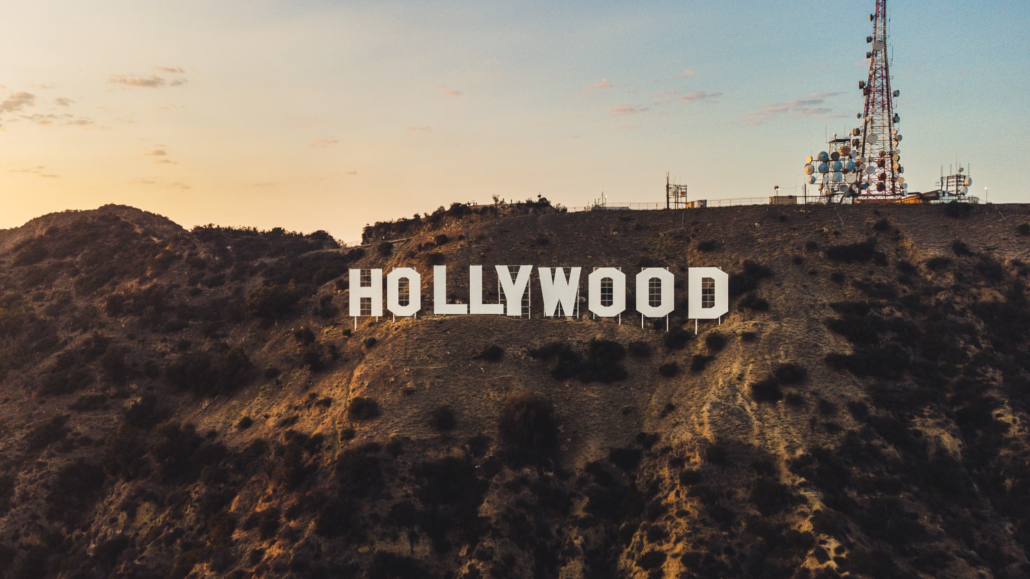 emblematique hollywood sign