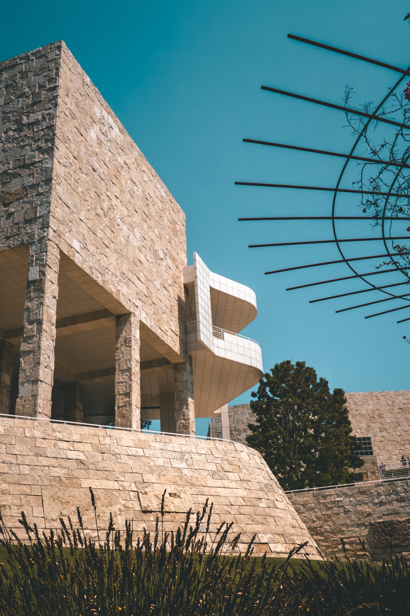 composition architecturale getty museum