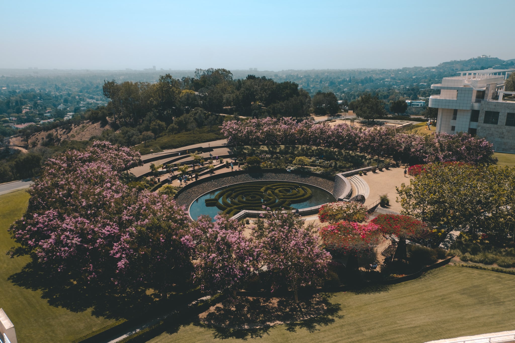 jardin du getty museum