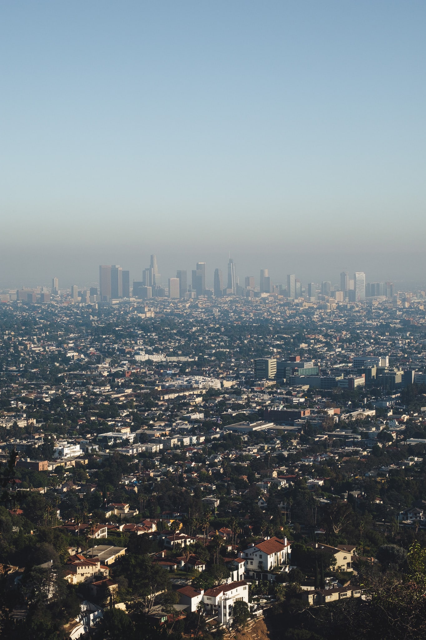 vue sur los angeles ville
