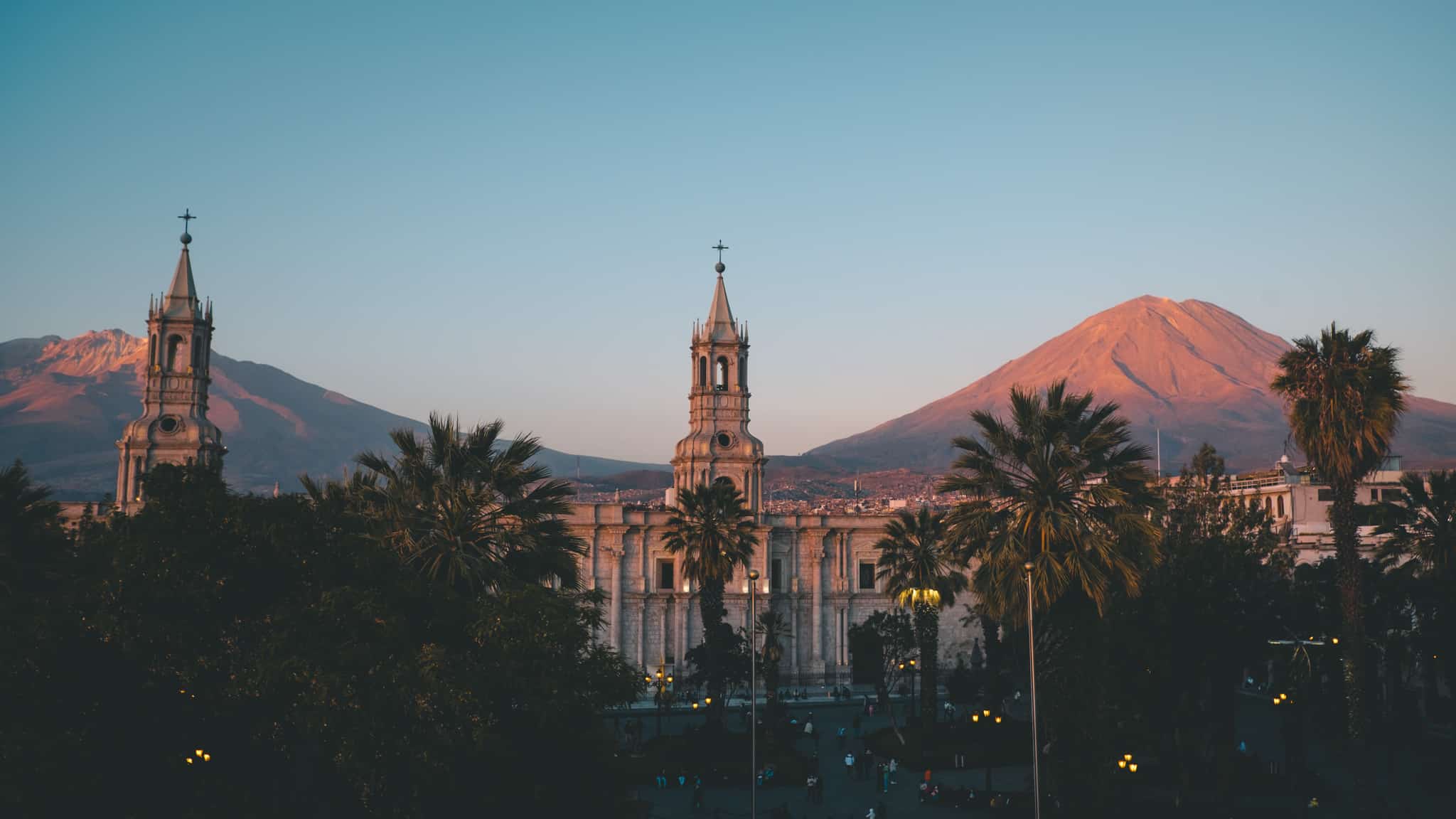 panorama plaza de armas arequipa