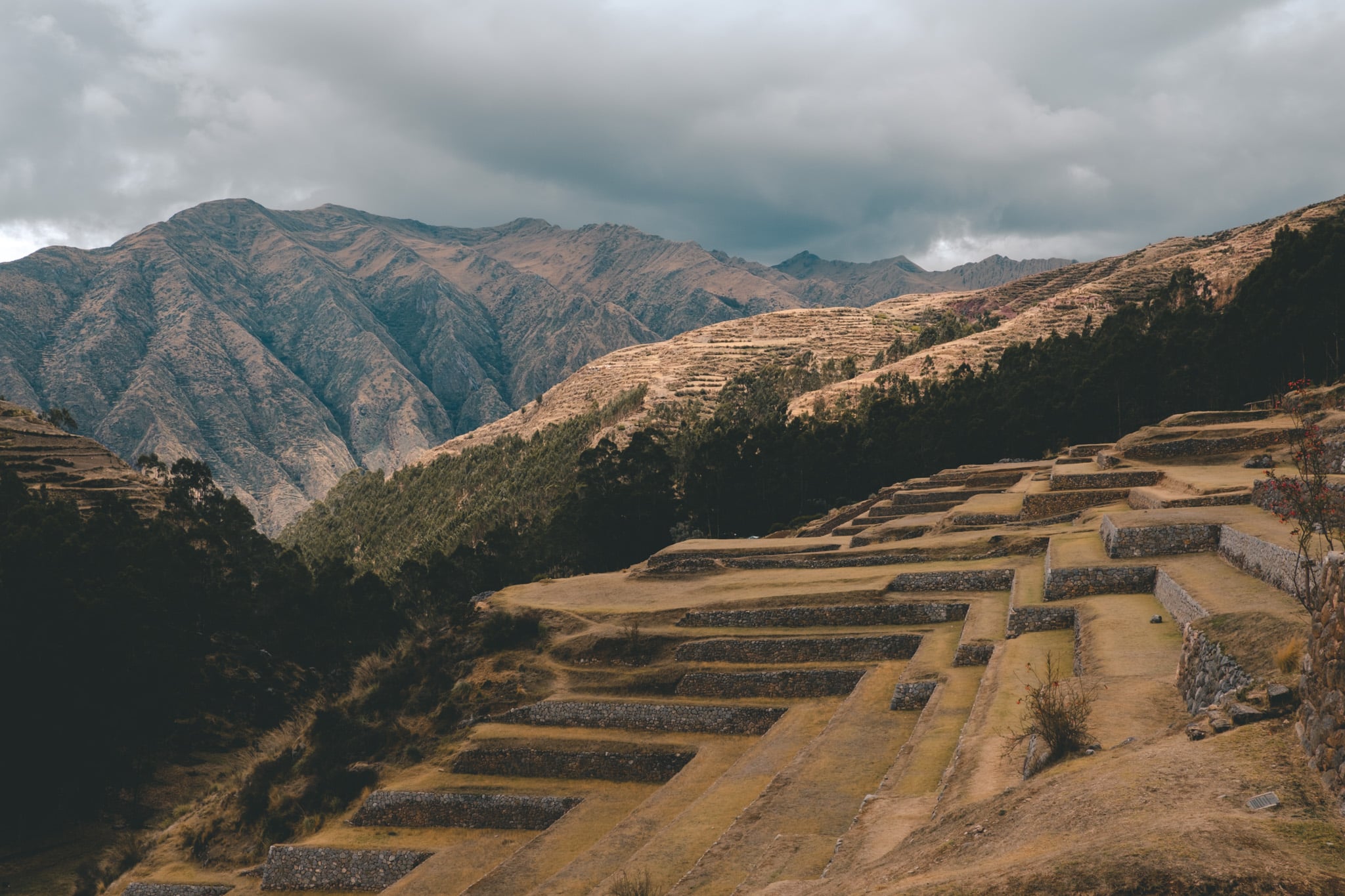 paysage magnifique chinchero