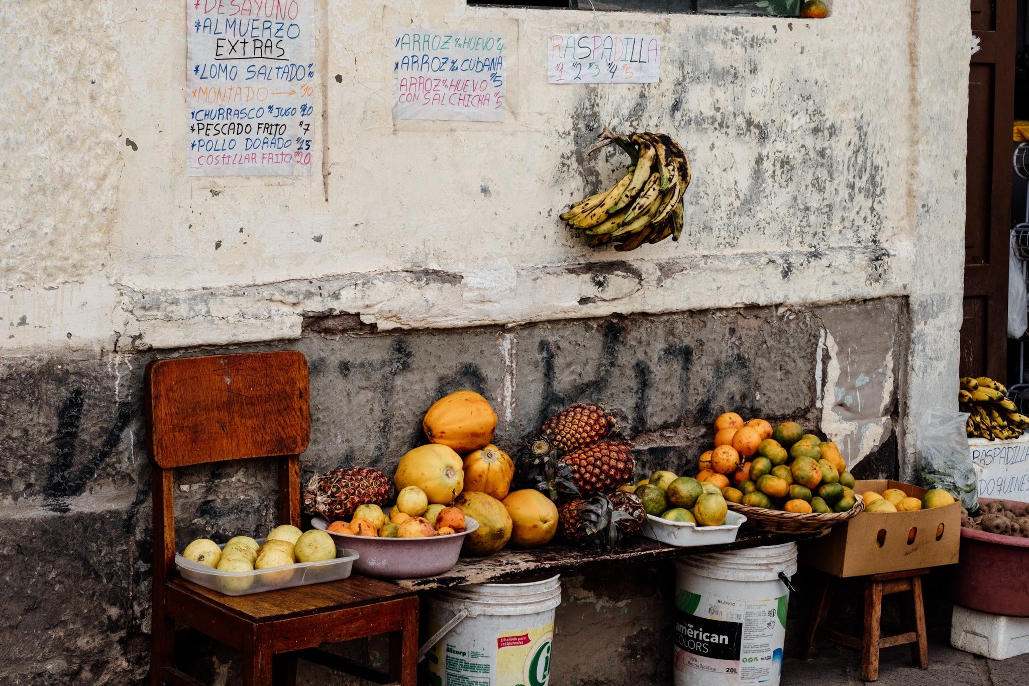 fruits marche san pedro cusco
