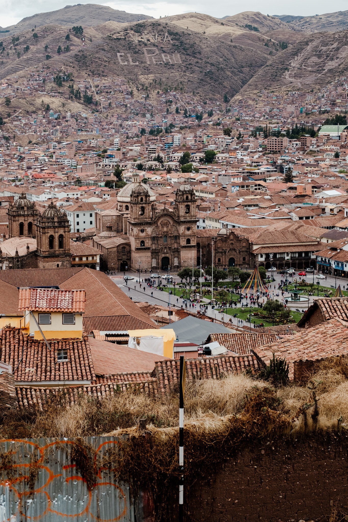 plaza san cristobal mirador a faire visiter cusco
