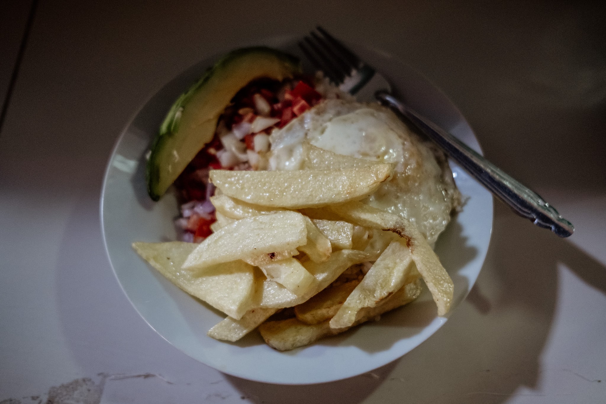 Repas marche san pedro visiter cusco