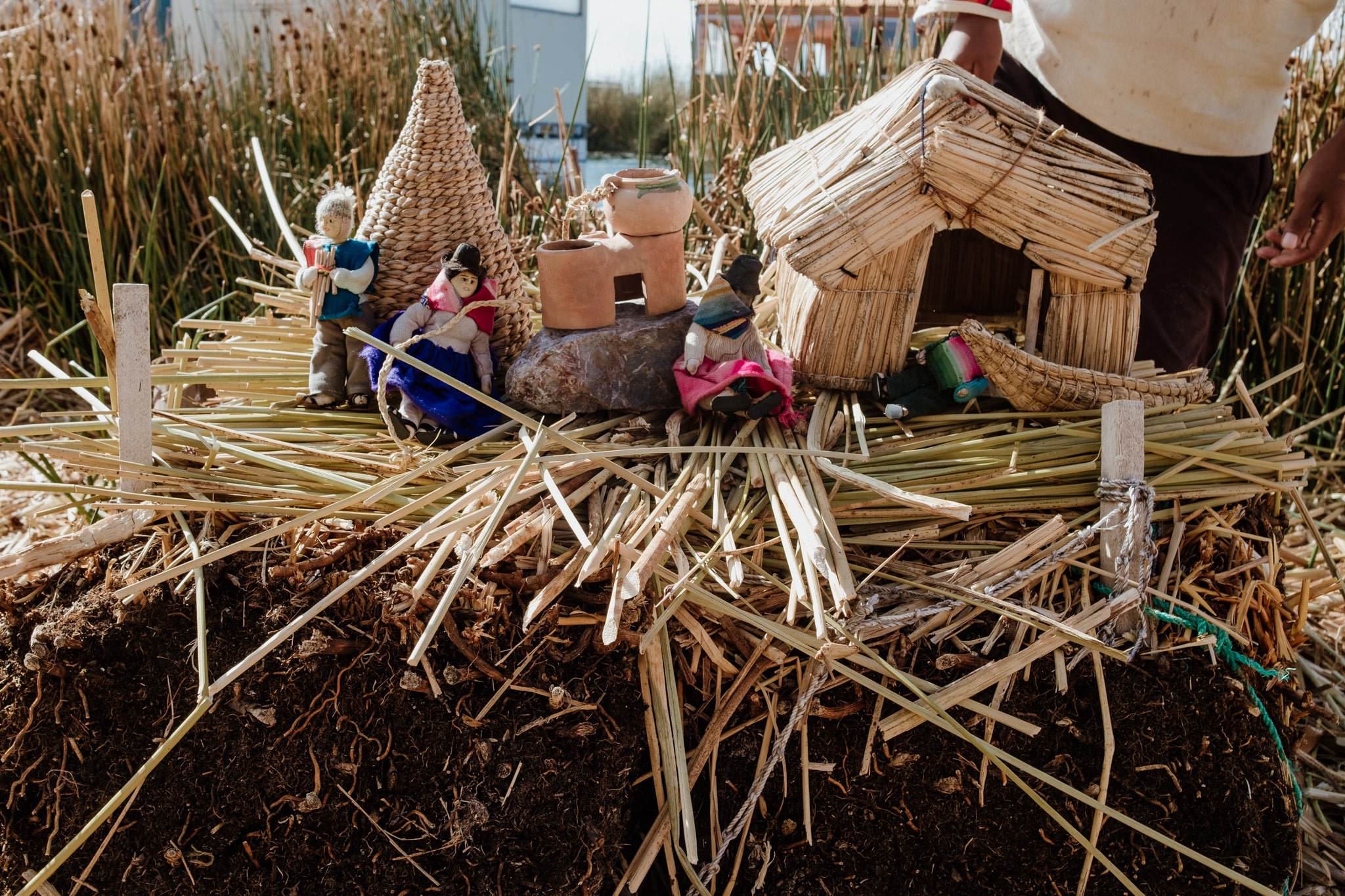 formation d'une ile flottante