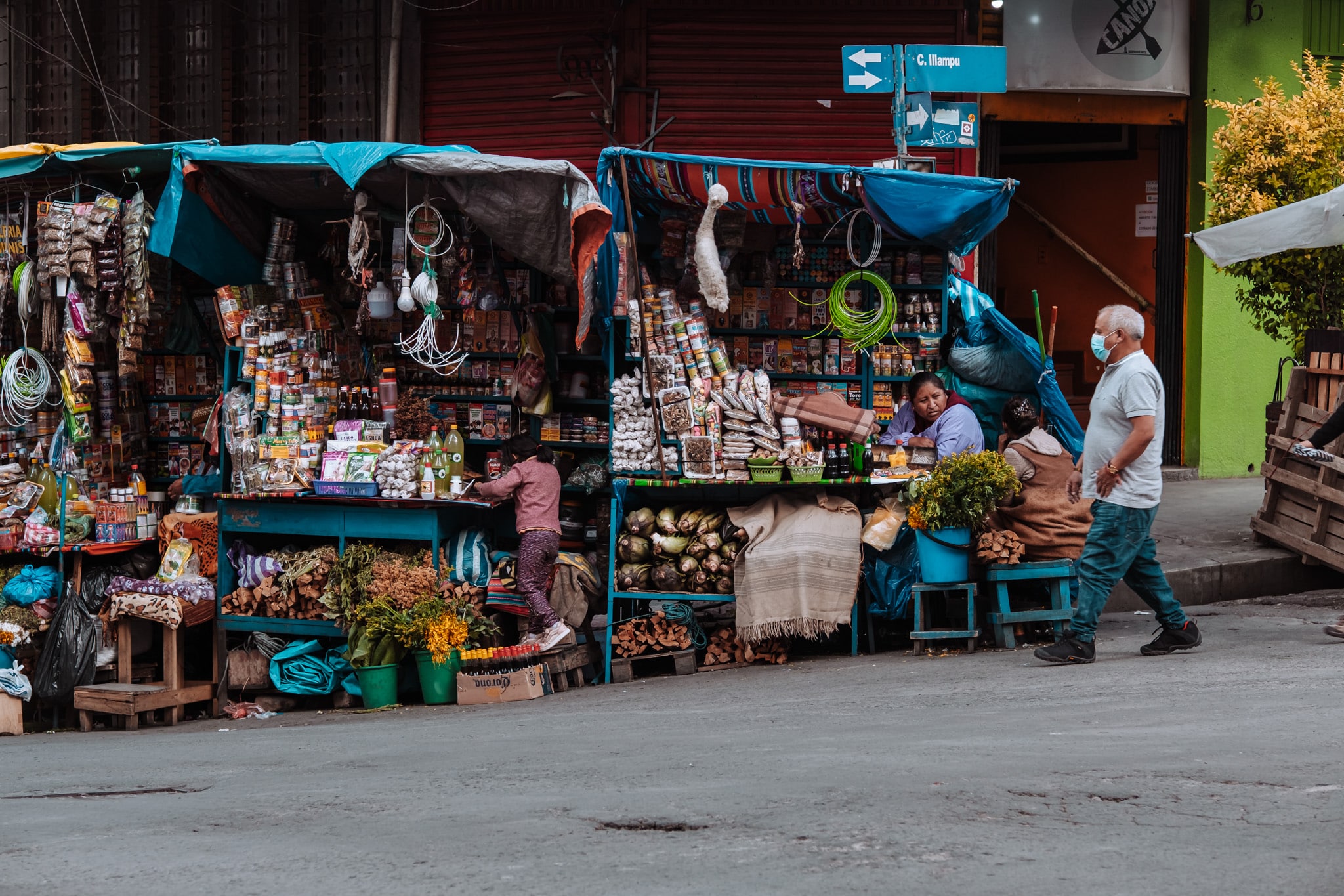 la paz bolivie mercado de las brujas