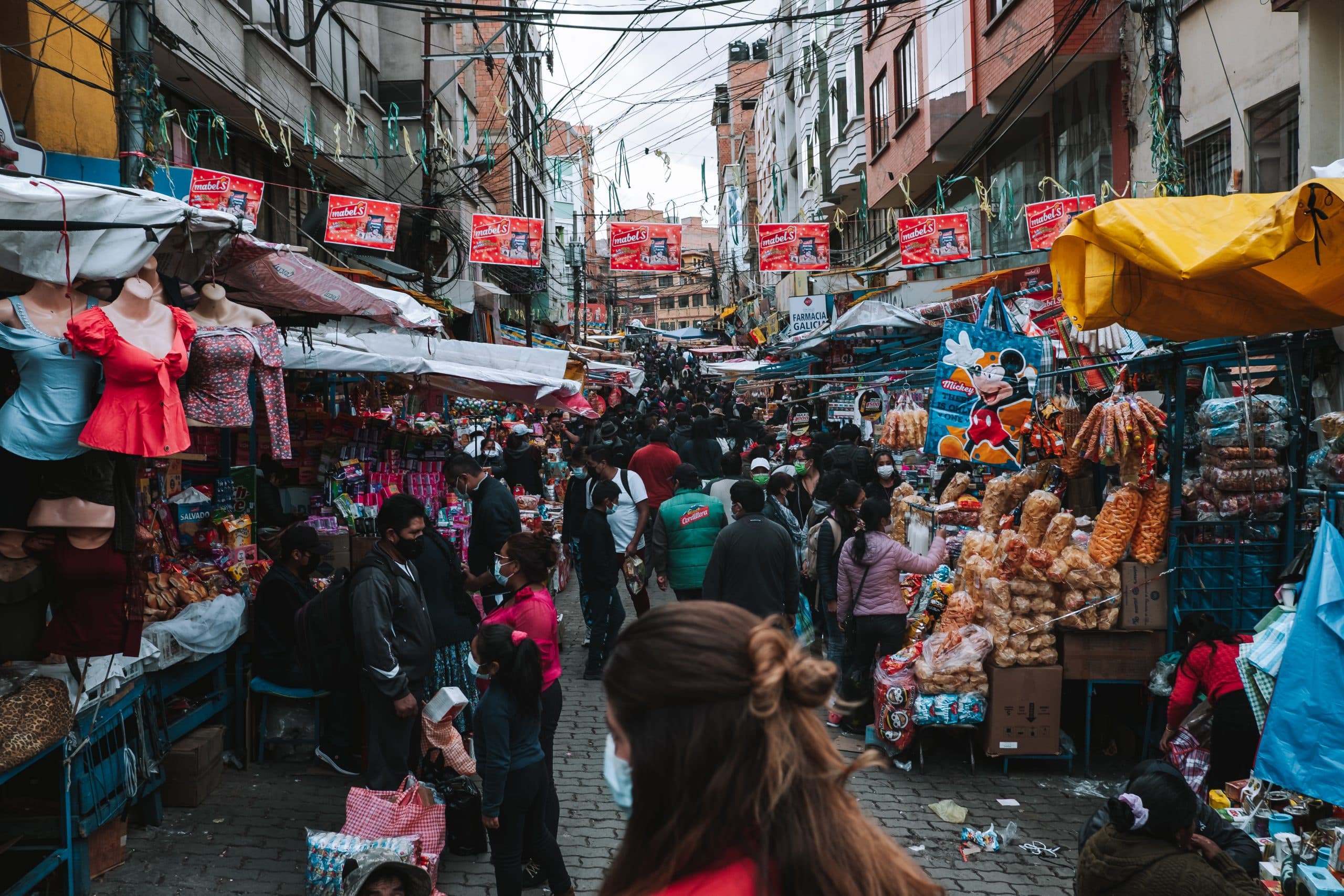 mercado la paz bolivie
