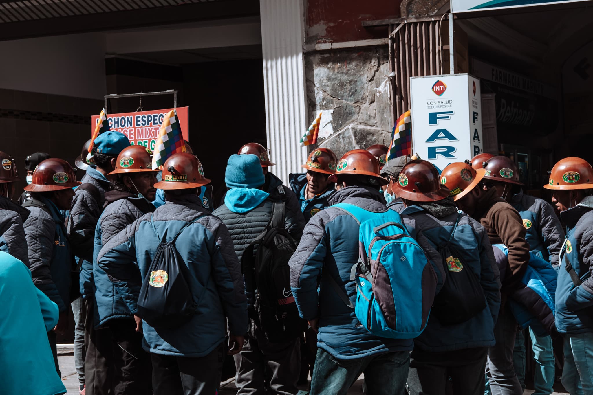 mineurs la paz bolivie