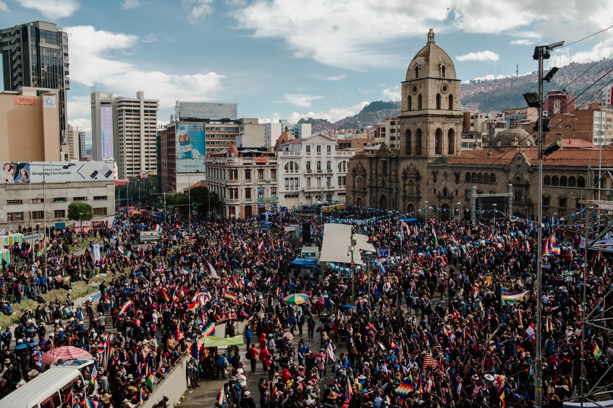plaza san francisco la paz bolivie