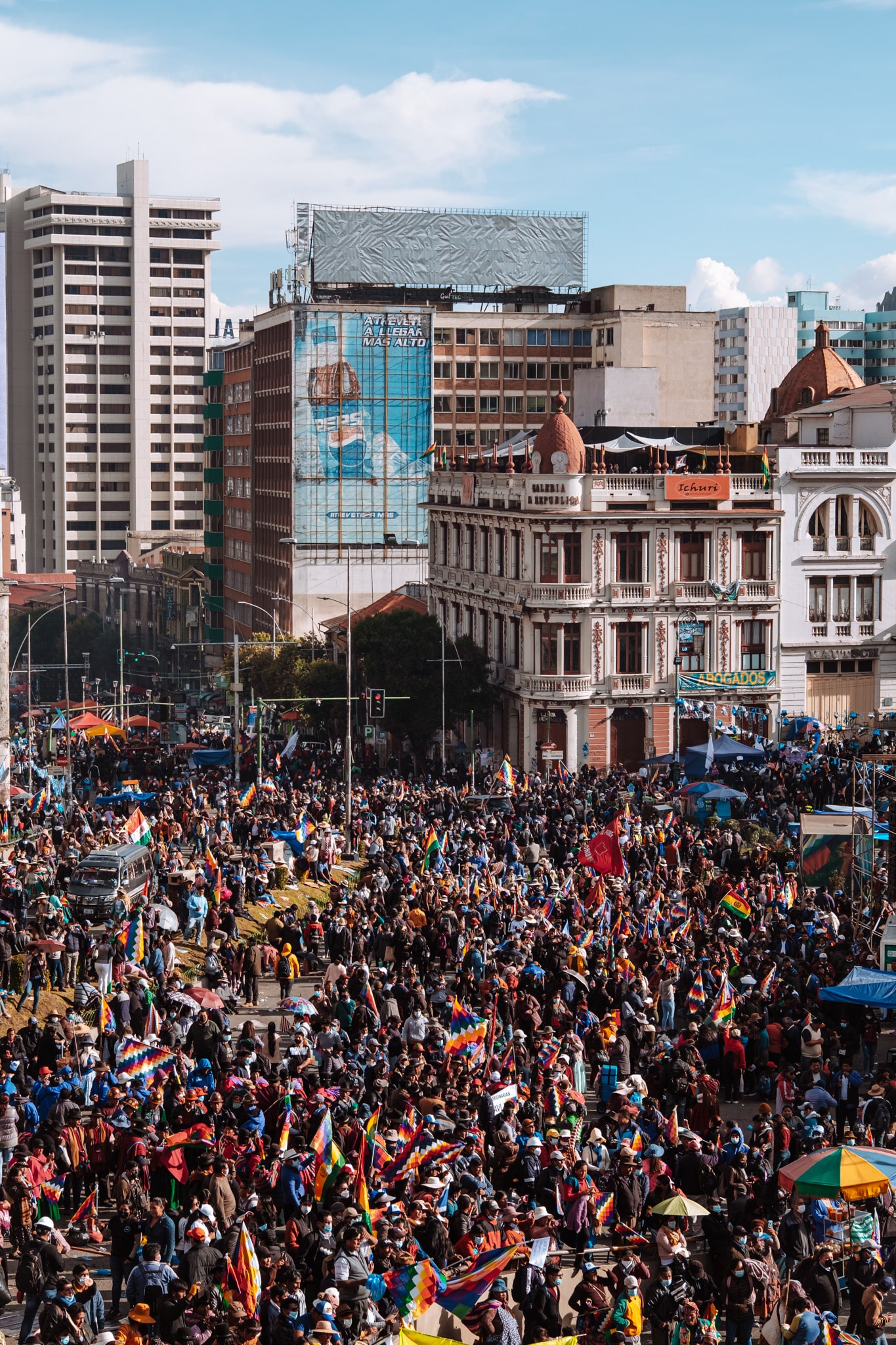 manifestation la paz bolivie