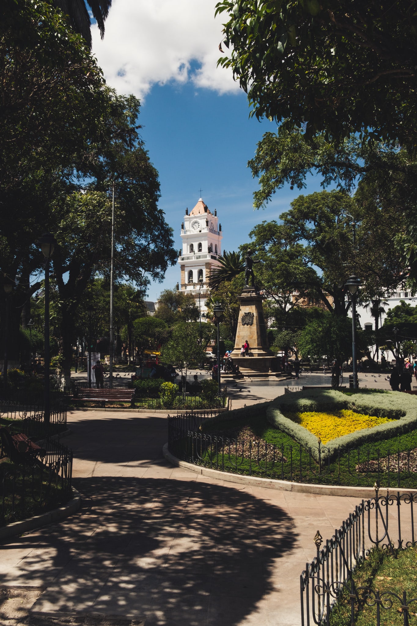 sucre plaza bolivar bolivie