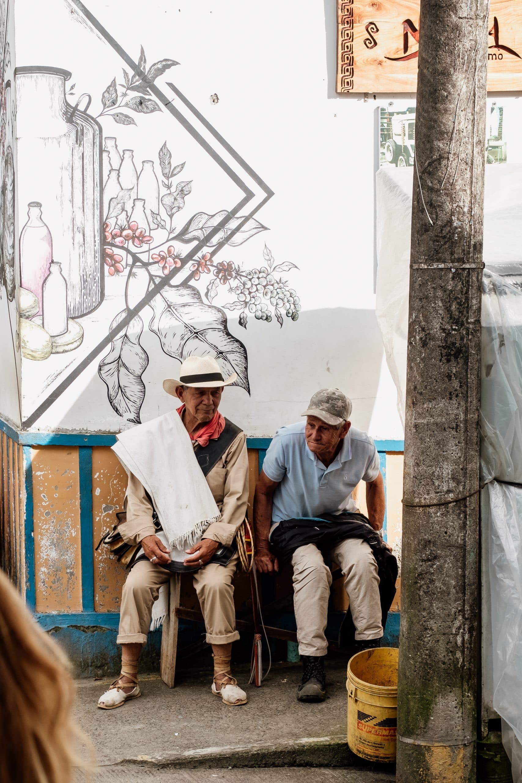 scene de village en colombie