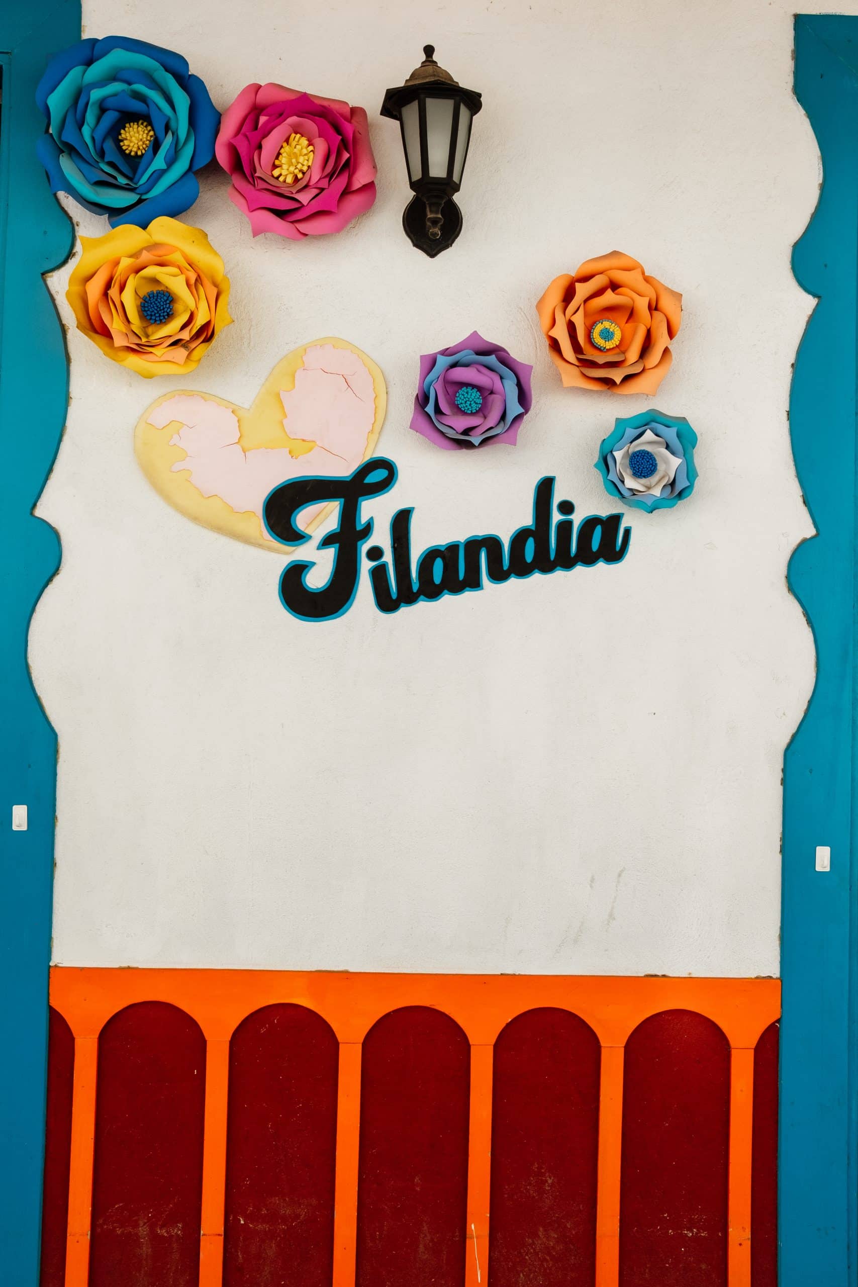 murs colorés filandia