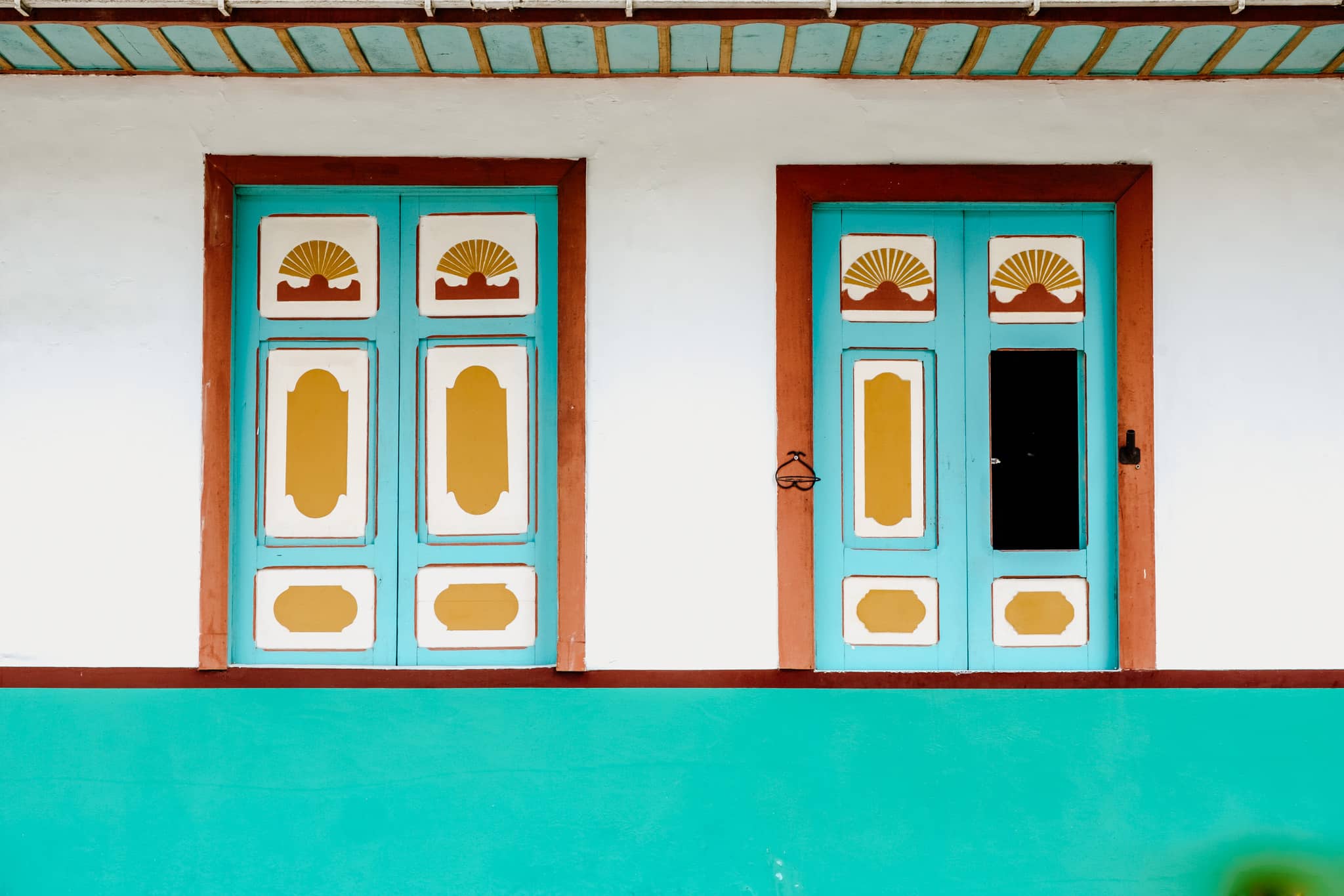 Façade de Pijao, Quindio Colombie