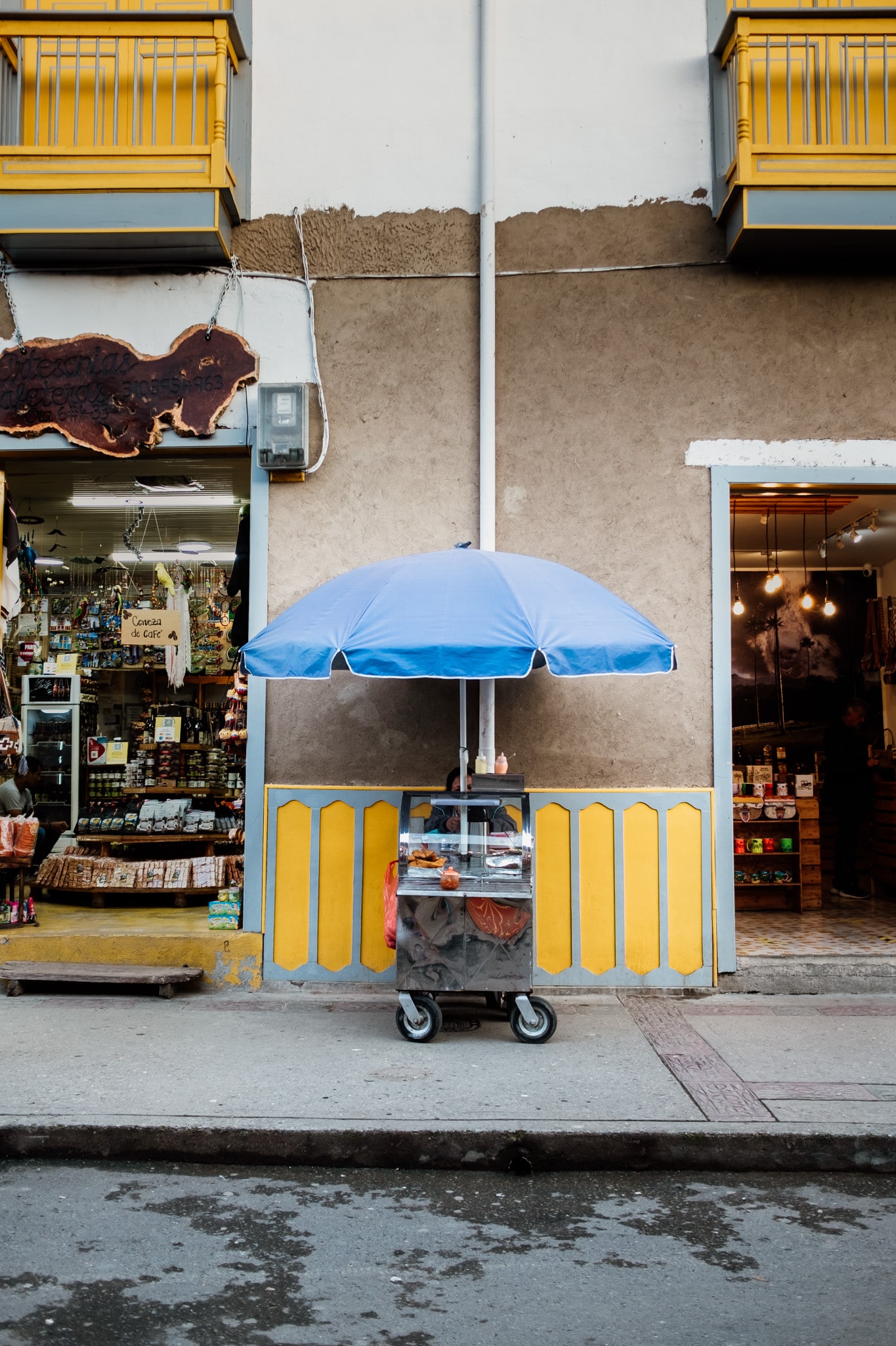 portrait de stand de rue salento