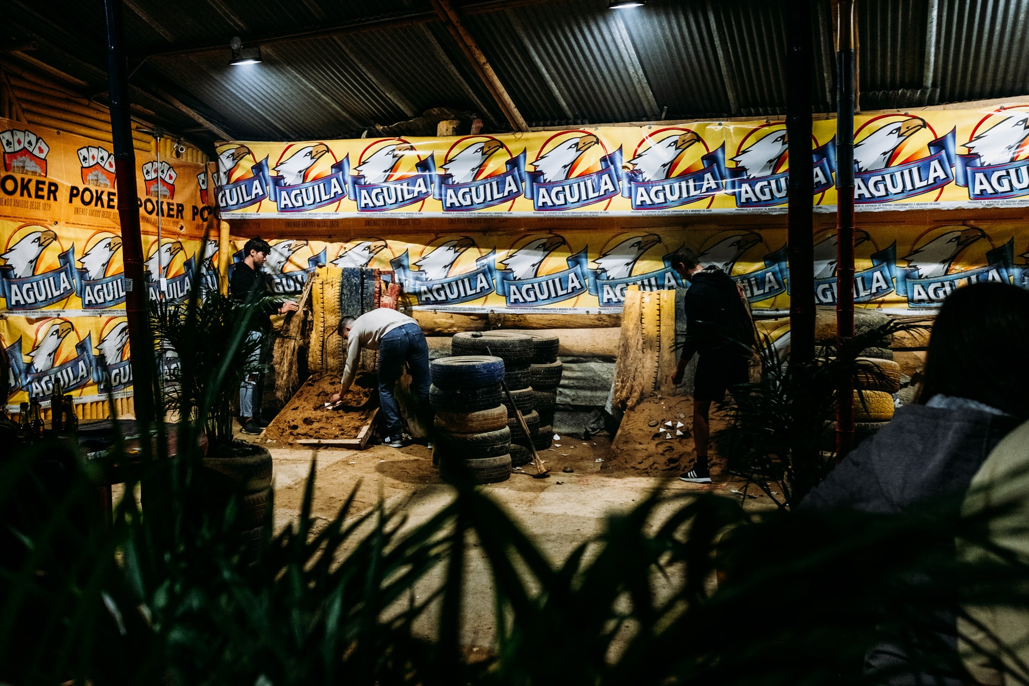 une ambiance conviviale pour jouer au tejo