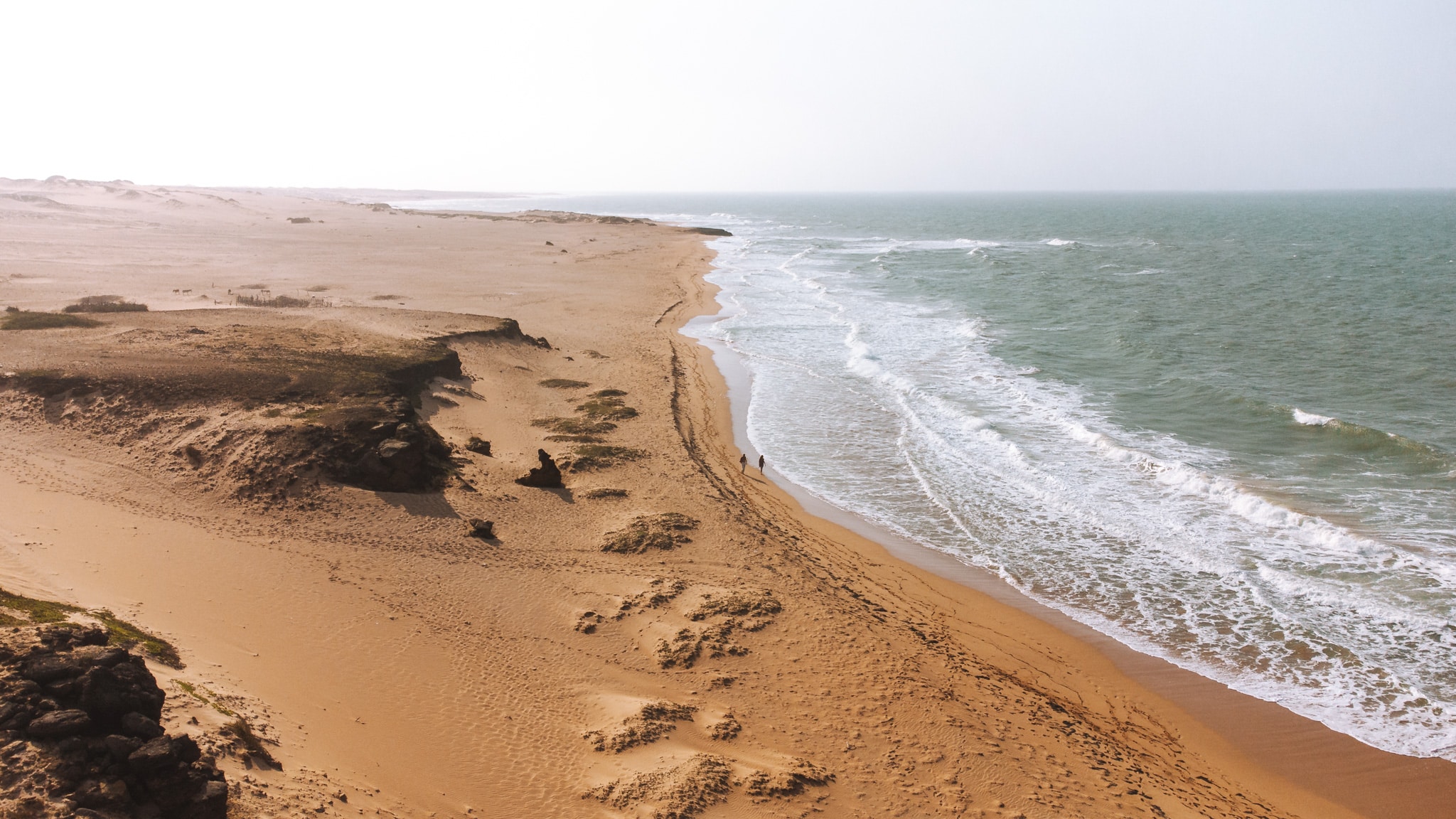 buée drone vue desert