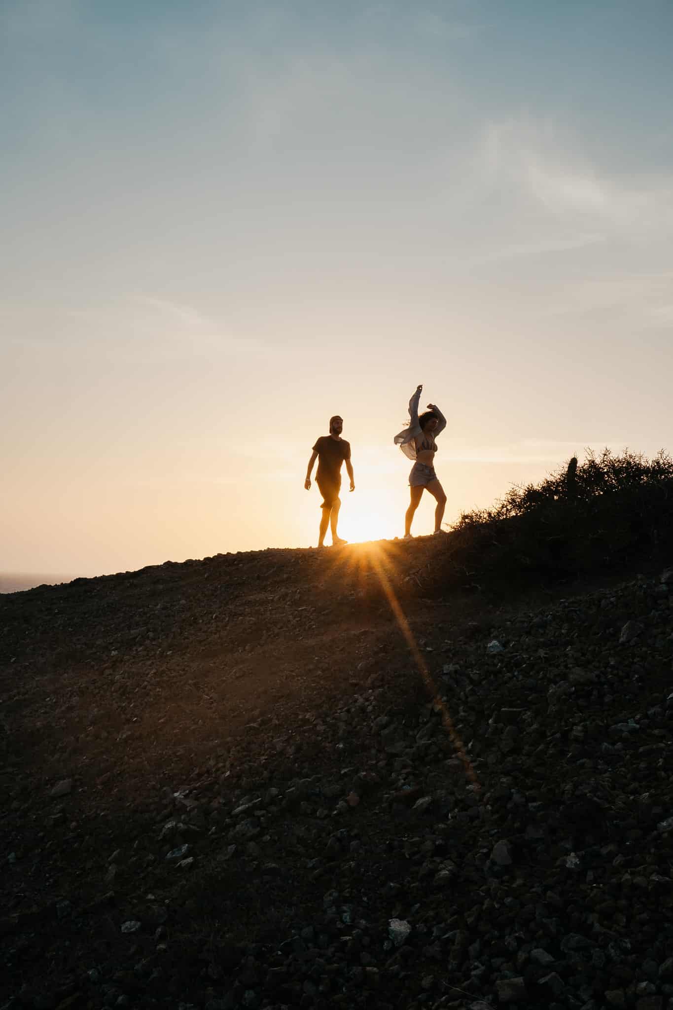 tour desert guajira coucher du soleil