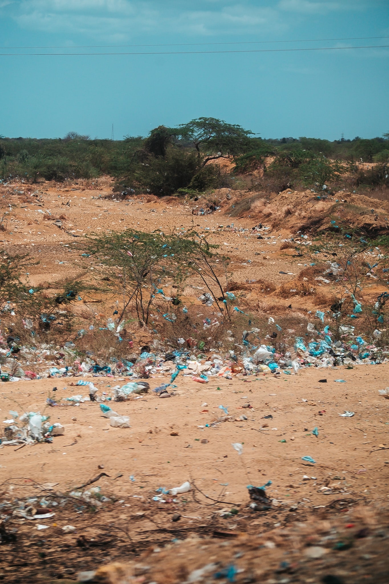plastique desert guajira