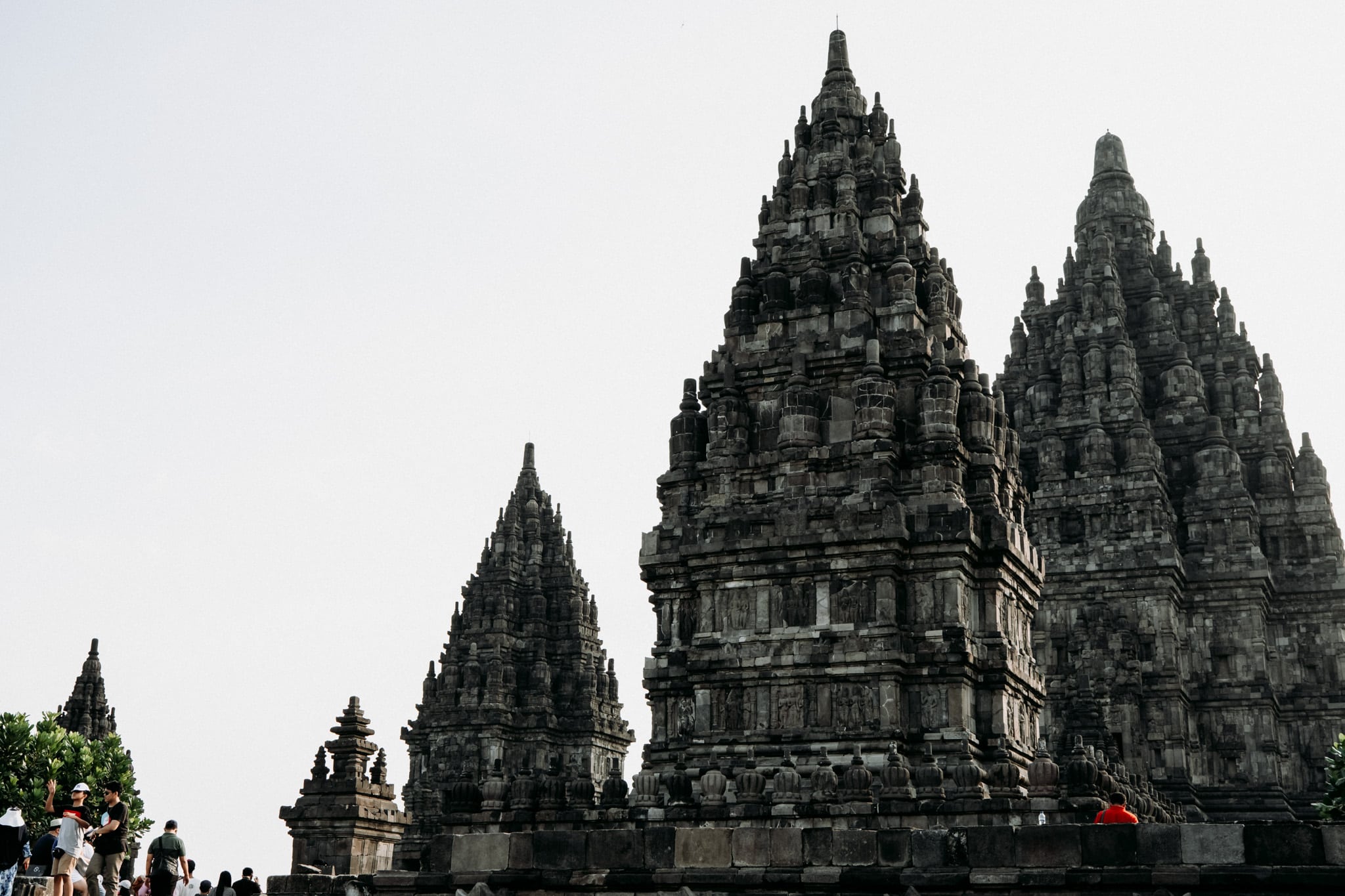 lumieres fin de journee prambanan