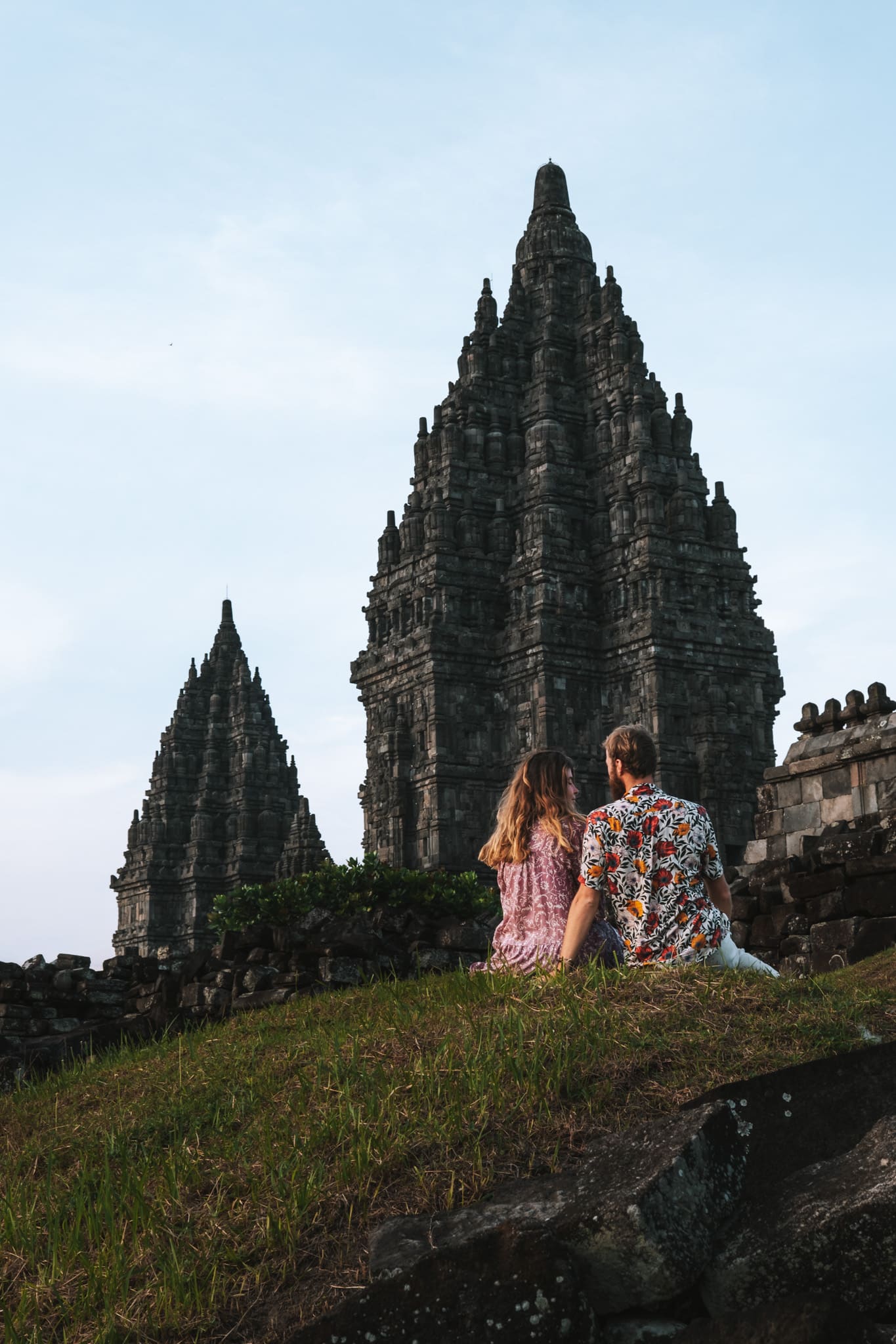photo couple temple indonesie
