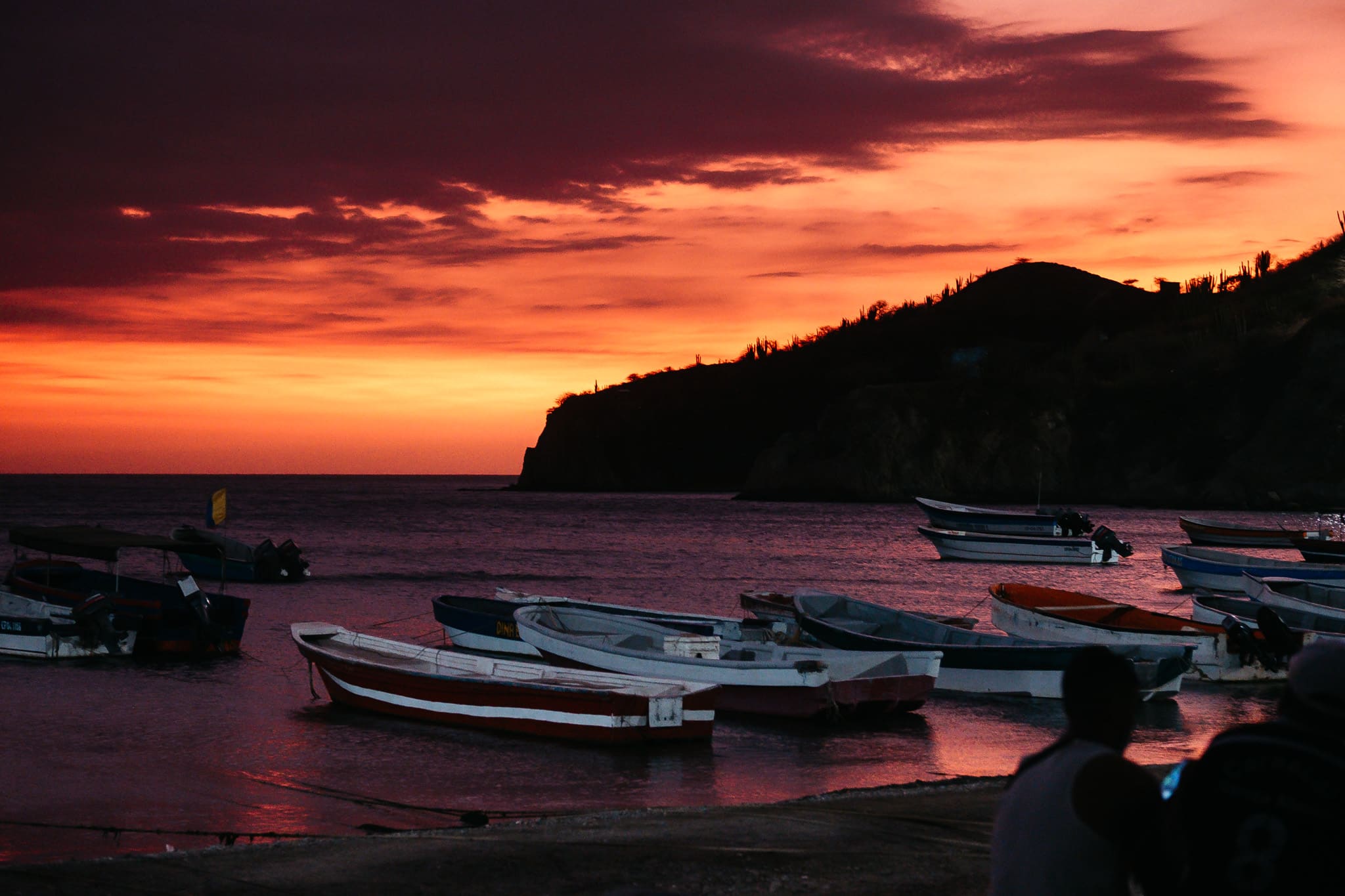 coucher de soleil colombie