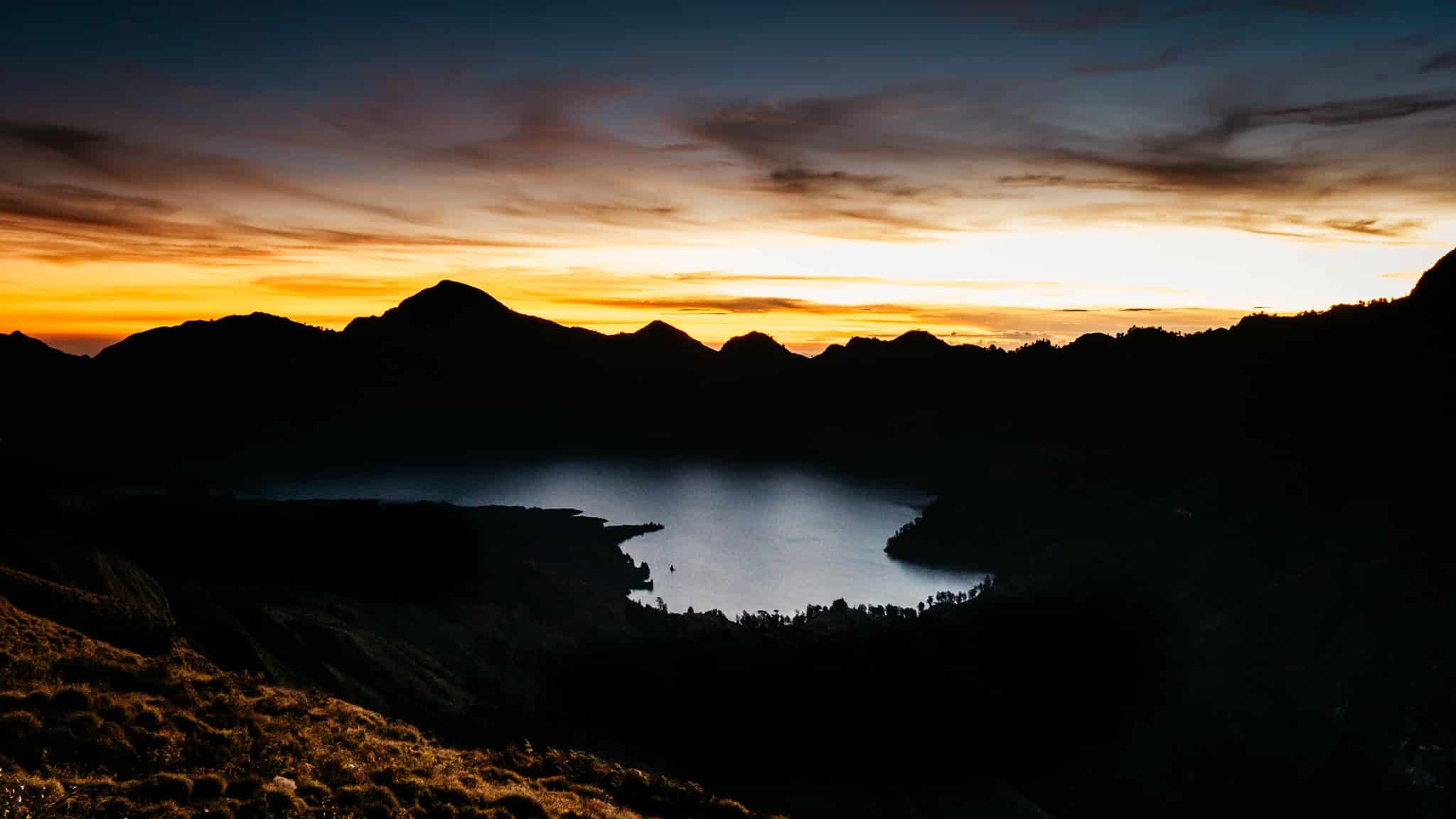 randonnee mont rinjani indonesie