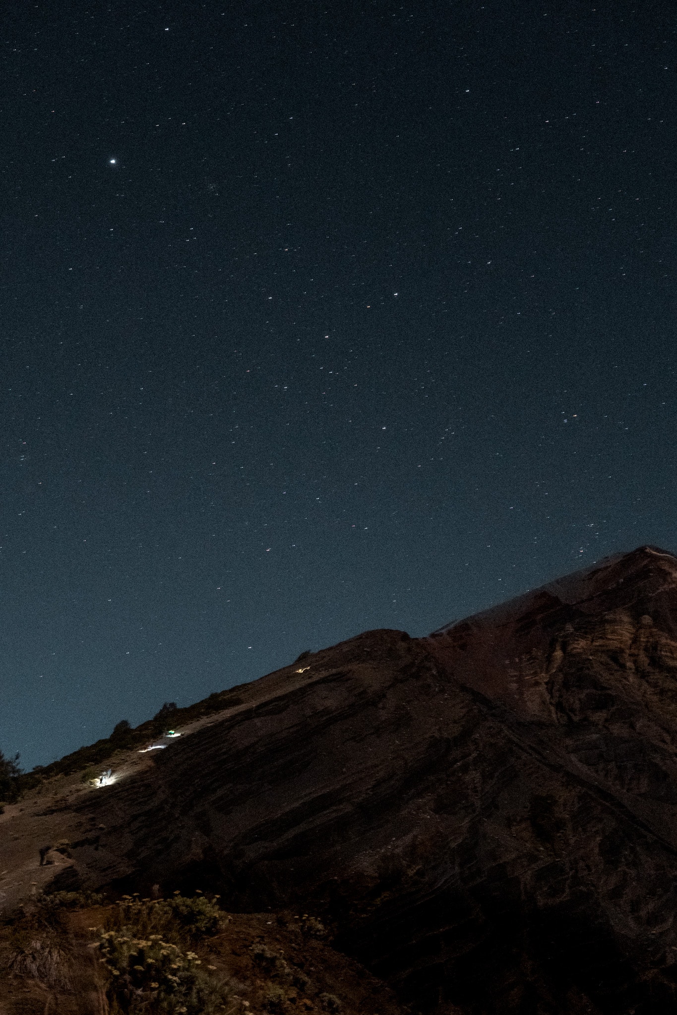 ascension de nuit du rinjani