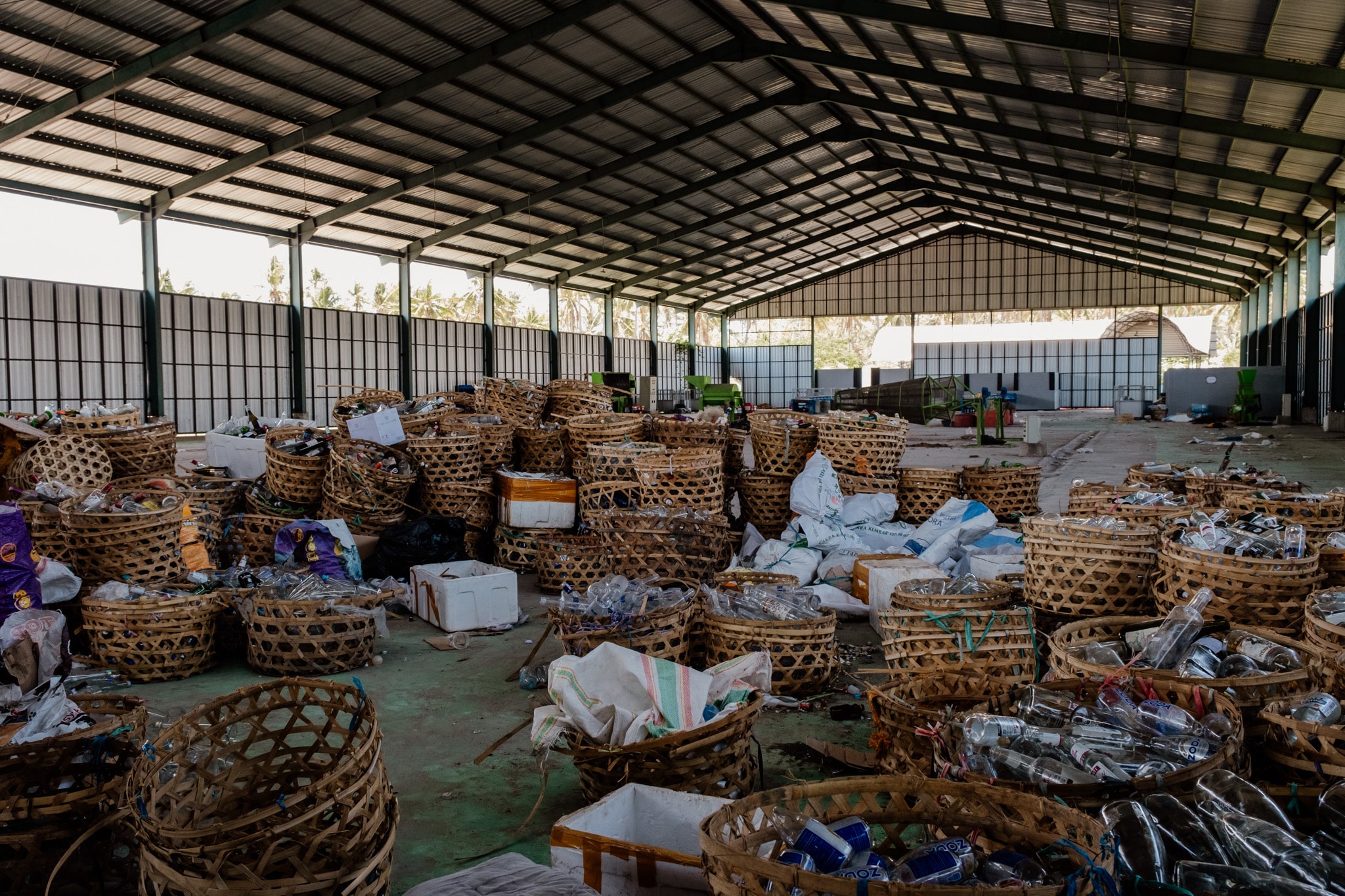 hangar recyclage ile gili Trawangan