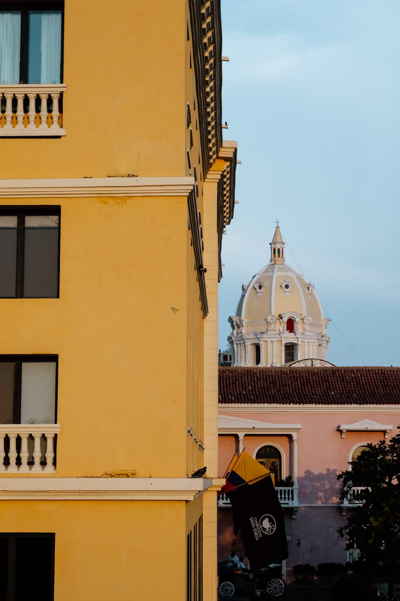 se balader sur les remparts de cartagene des indes