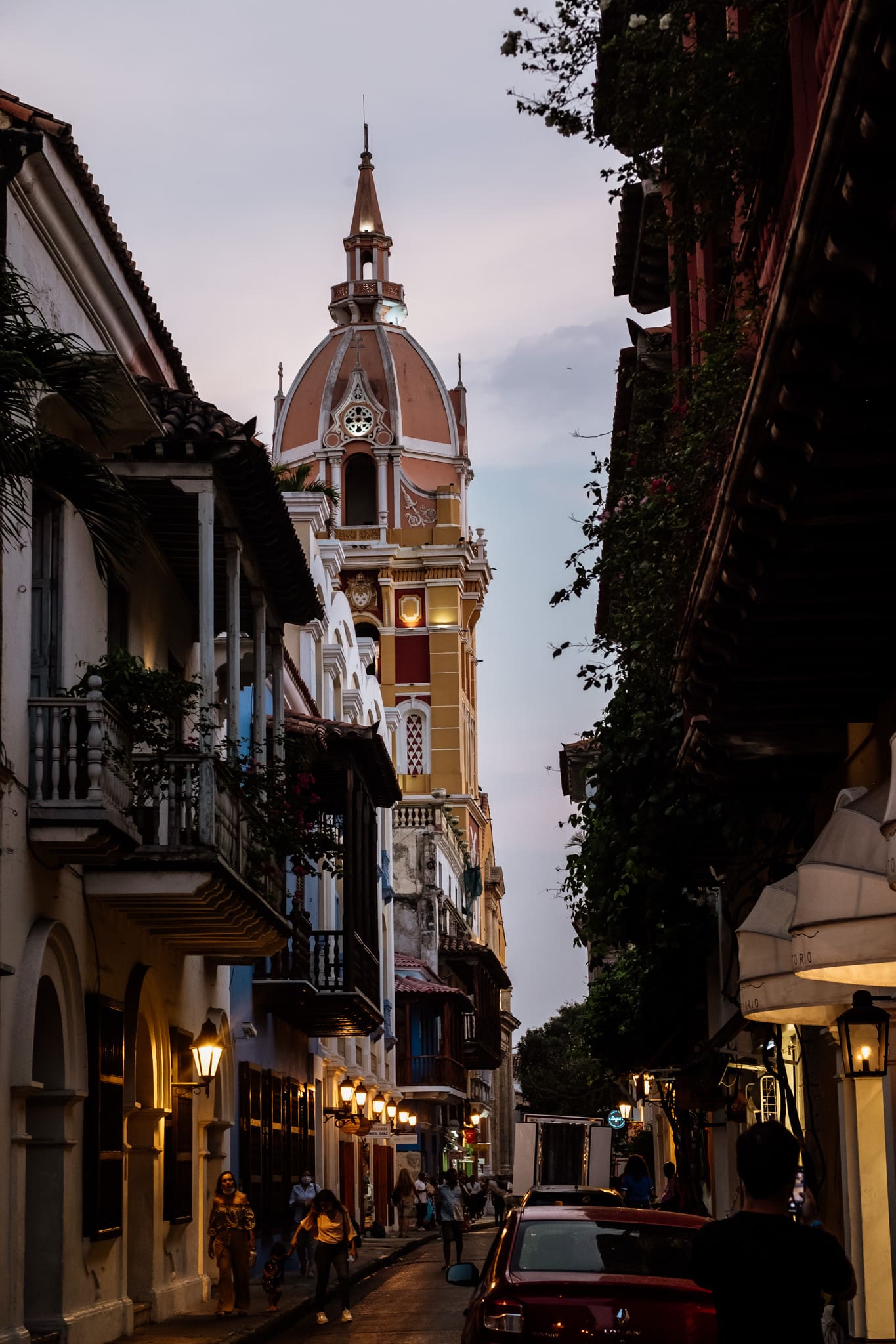 point de vue cartagene des indes colombie