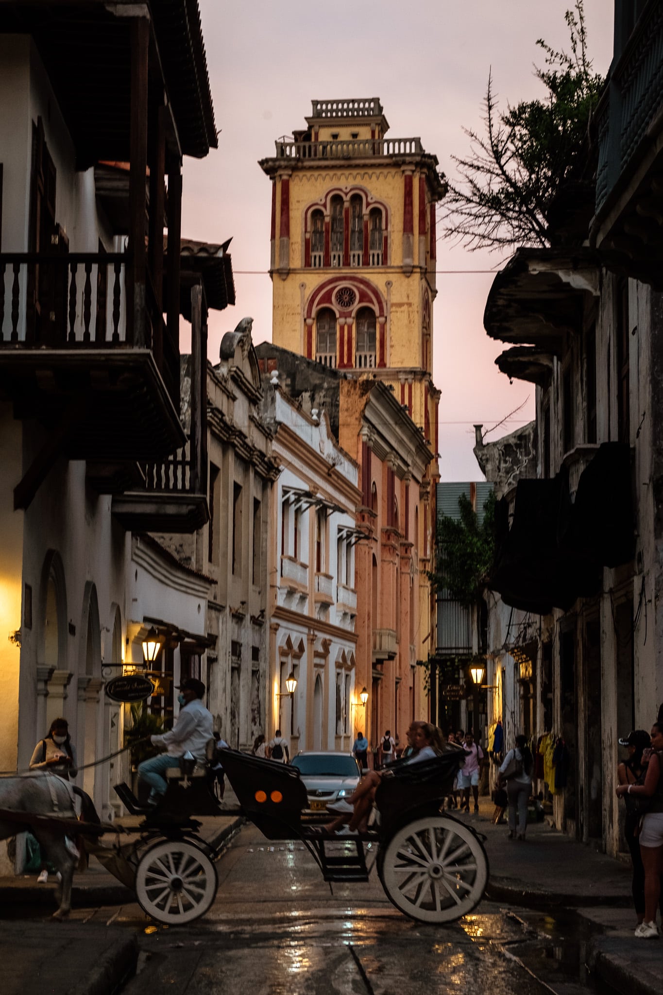 panorama vieille ville cartagena colombie